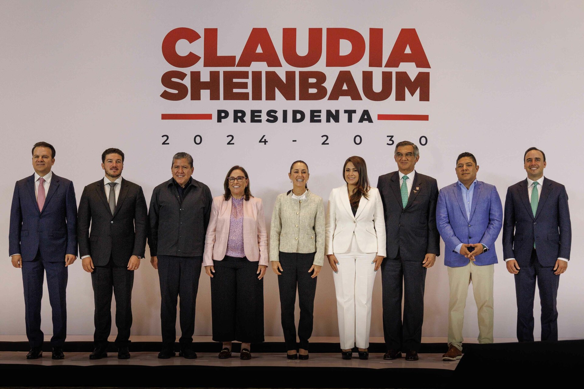 La virtual presidente electa Claudia Sheinbaum ofrece conferencia de prensa tras reunirse con gobernadores del noreste de México. (ARCHIVO)