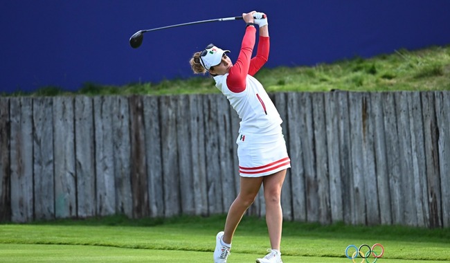 Mexicana Gaby López marcha tercera en el inicio del golf femenil en París 2024