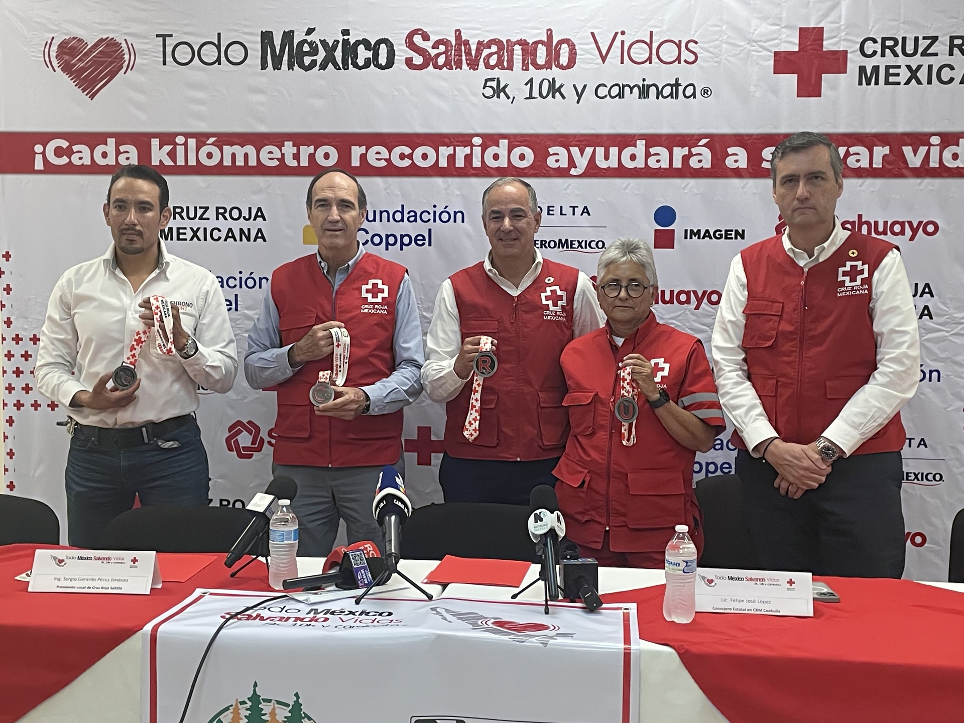 Anuncia Cruz Roja la carrera Todo México Salvando Vidas en Saltillo