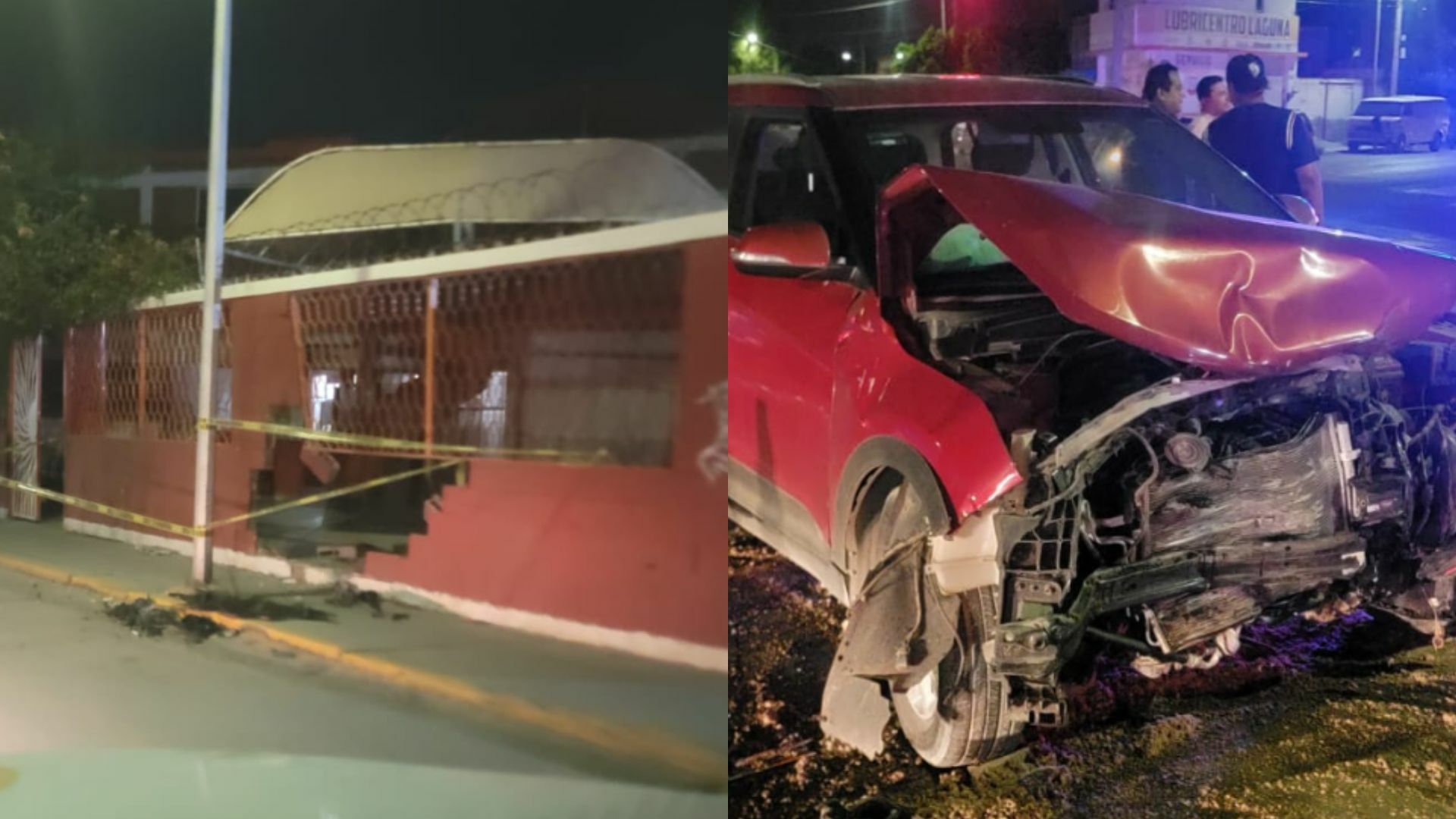 Vehículo impacta guardería tras aparatoso choque en Centro de Torreón