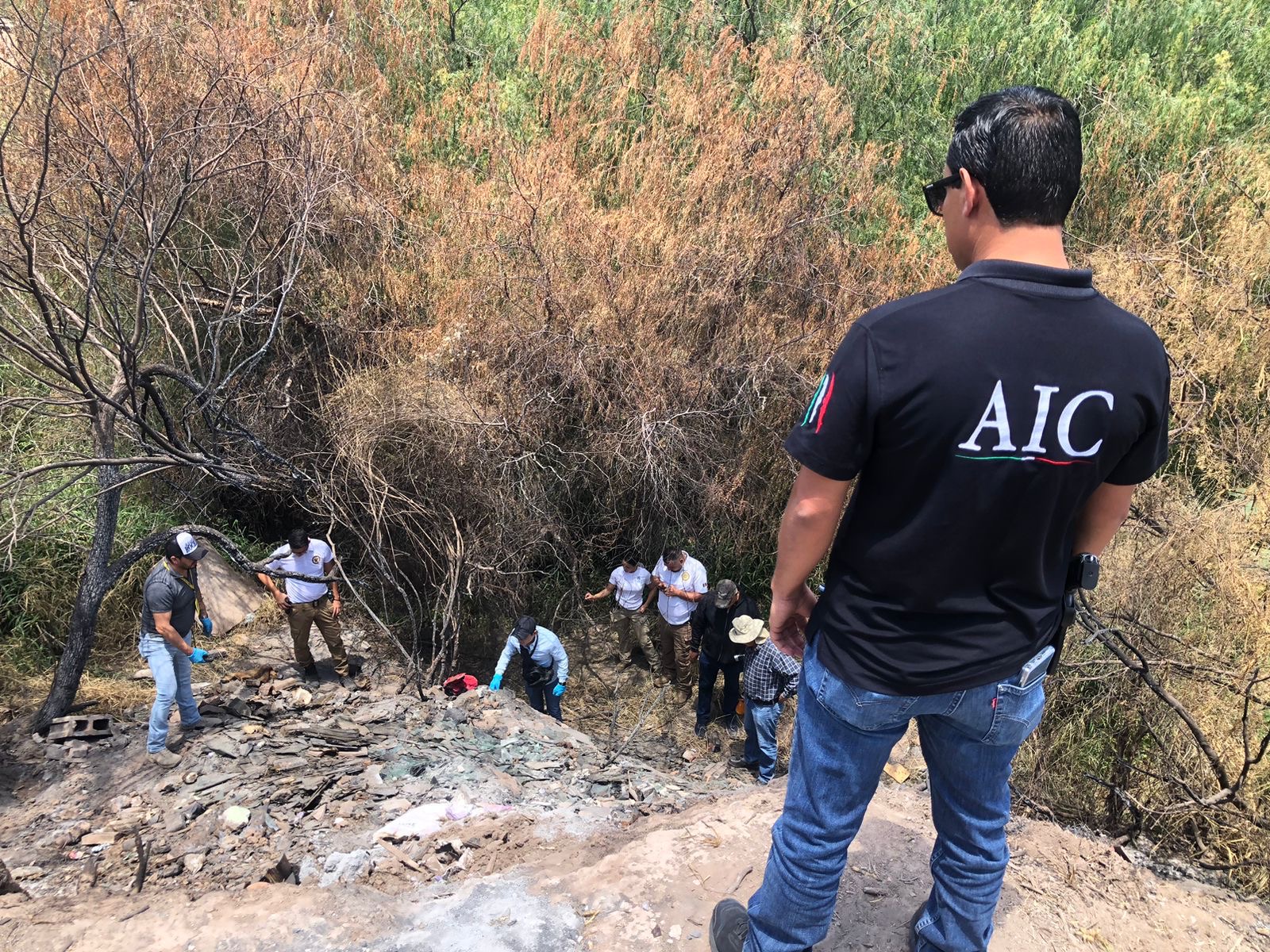 Encuentran restos óseos calcinados, podrían corresponder a mujer desaparecida