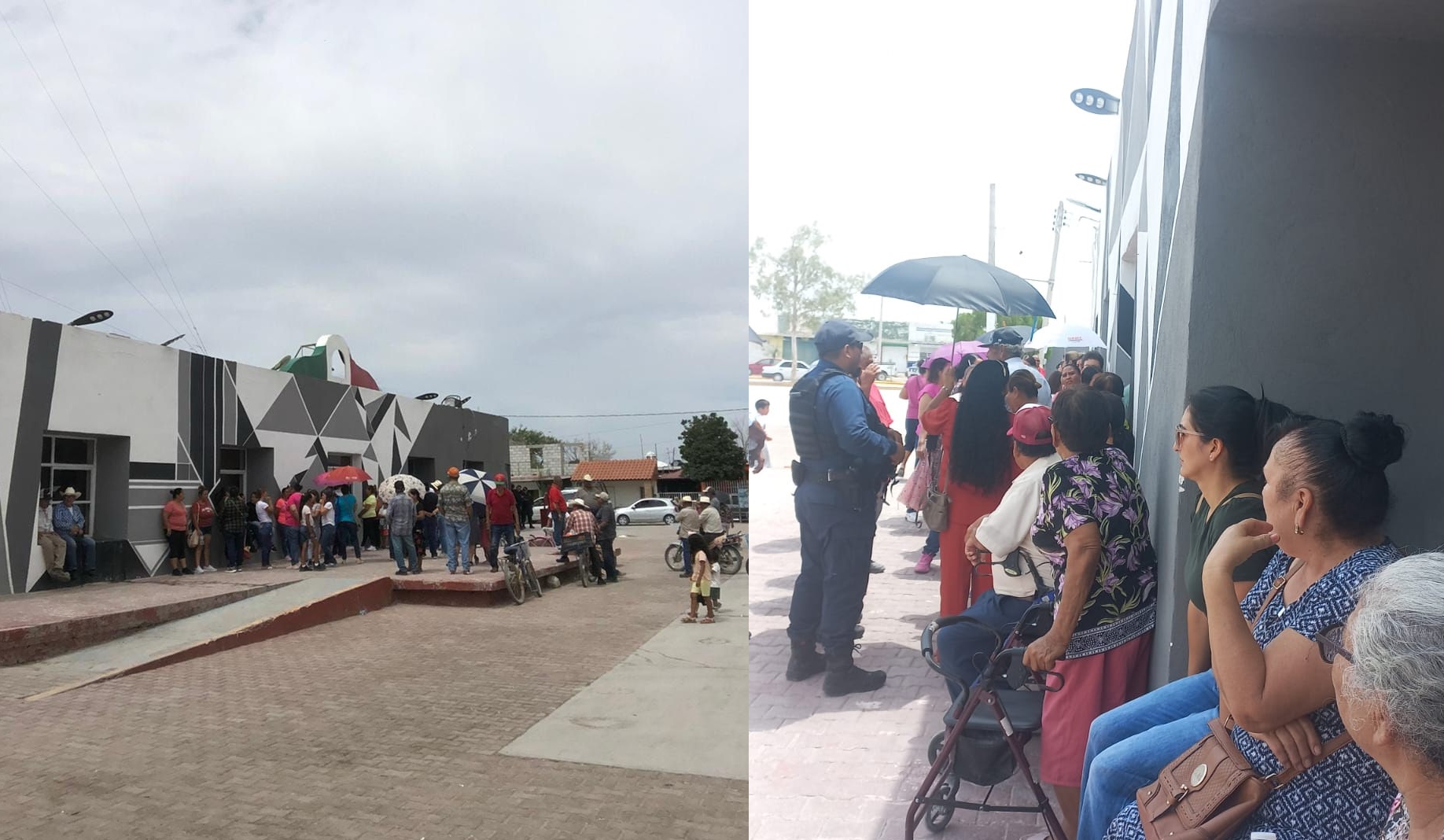 Protesta en Presidencia Municipal de Tlahualilo.