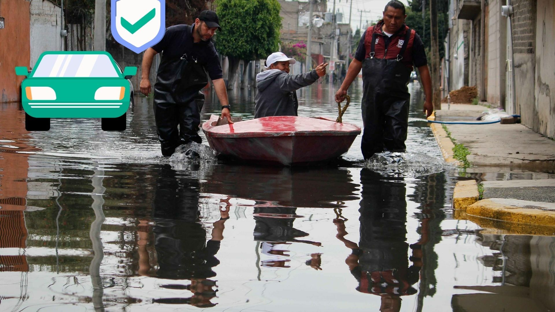 Inundación en Chalco. (ARCHIVO)