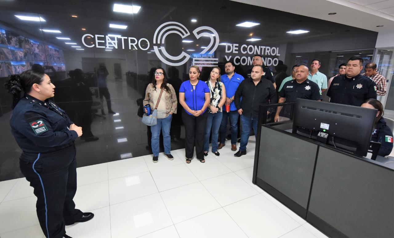 La Comisión de Seguridad Pública del Ayuntamiento sesionó en las instalaciones del C2. (MA. ELENA HOLGUÍN)