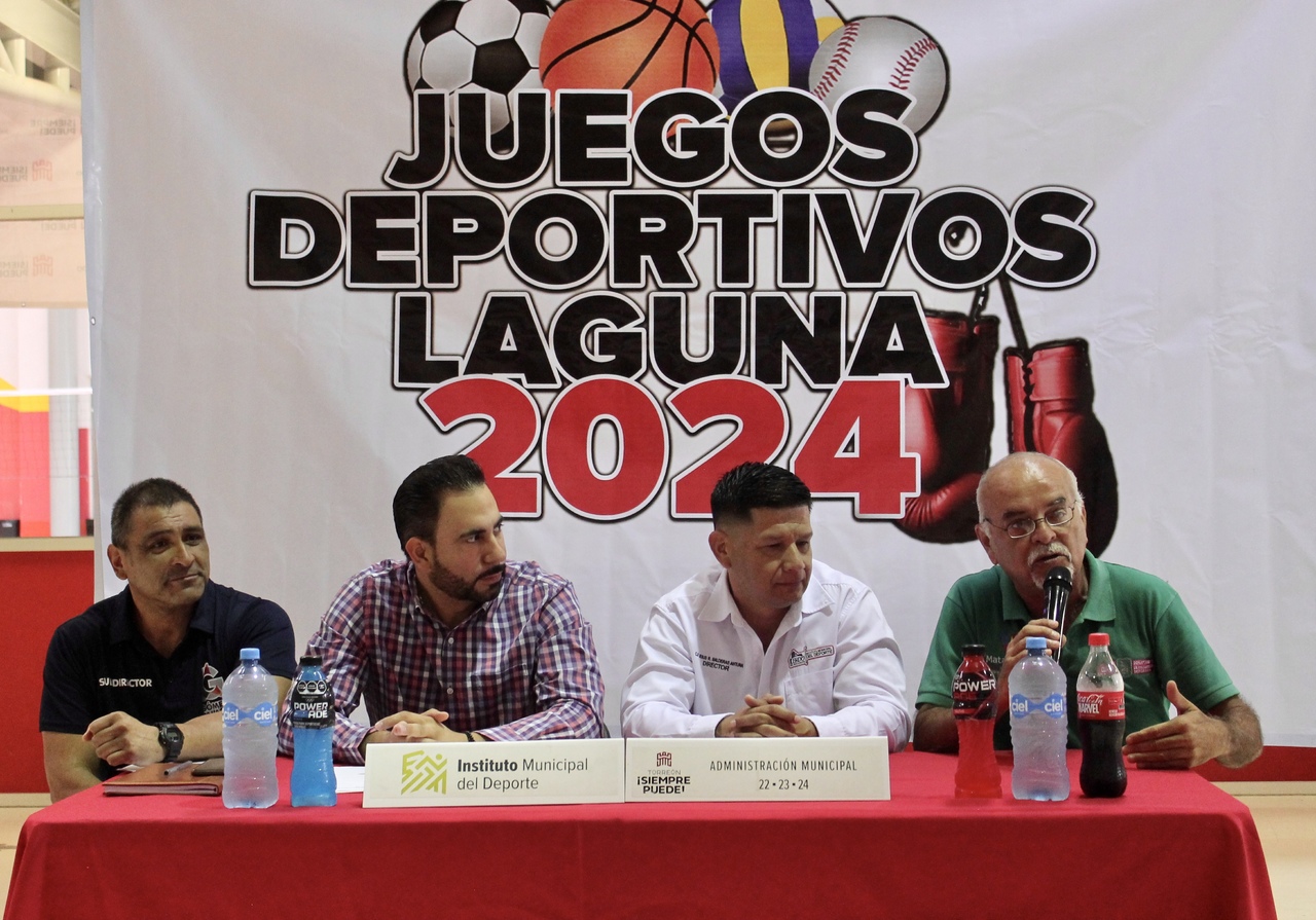 Representantes de las dependencias municipales del deporte en Torreón, Gómez Palacio, Ciudad Lerdo y Matamoros, unieron fuerzas para llevar a cabo estos juegos que reunirán a cientos de niños y niñas.