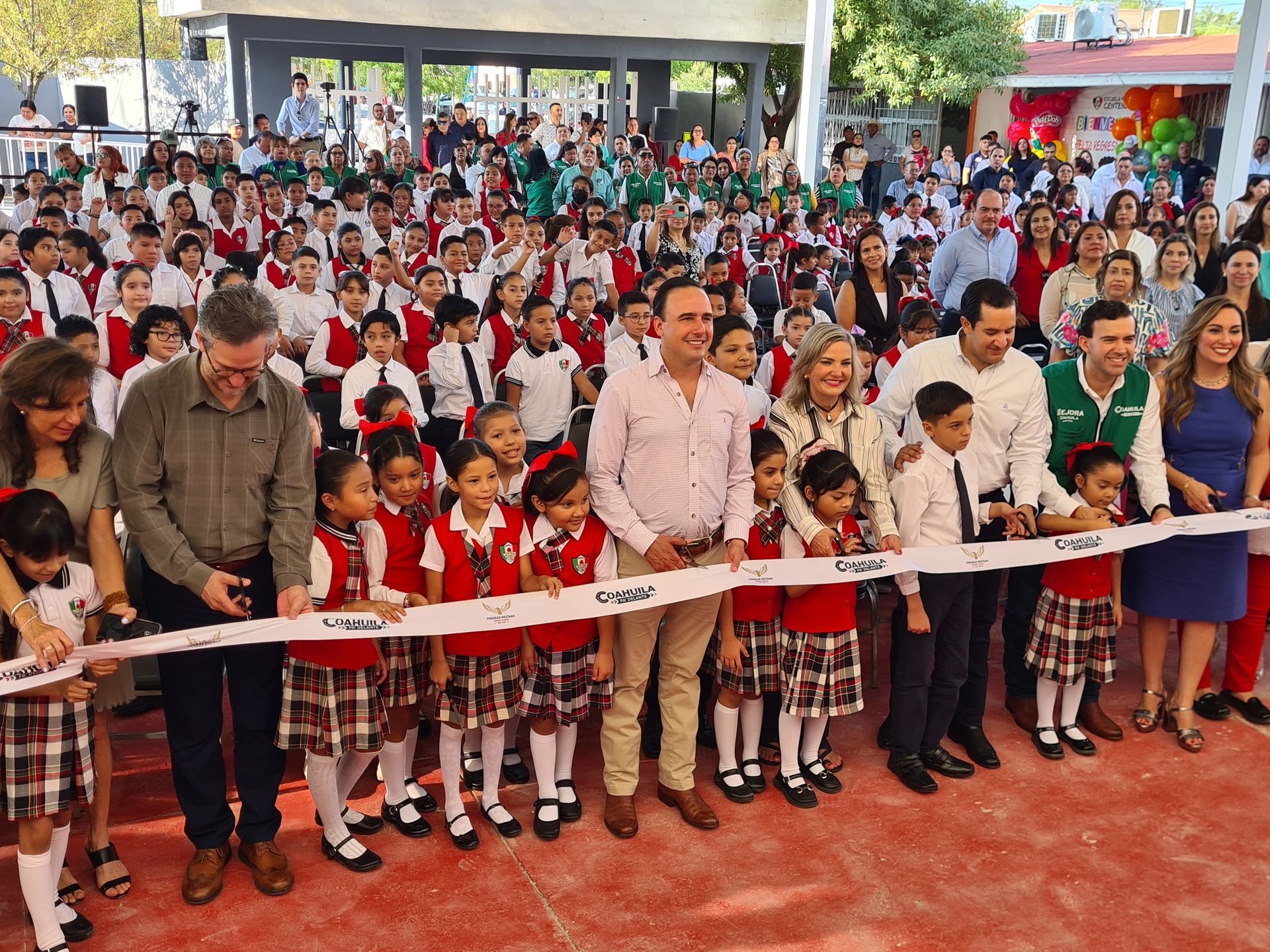 Invierten más de 2.2 MDP para techumbre en escuela primaria Centenario