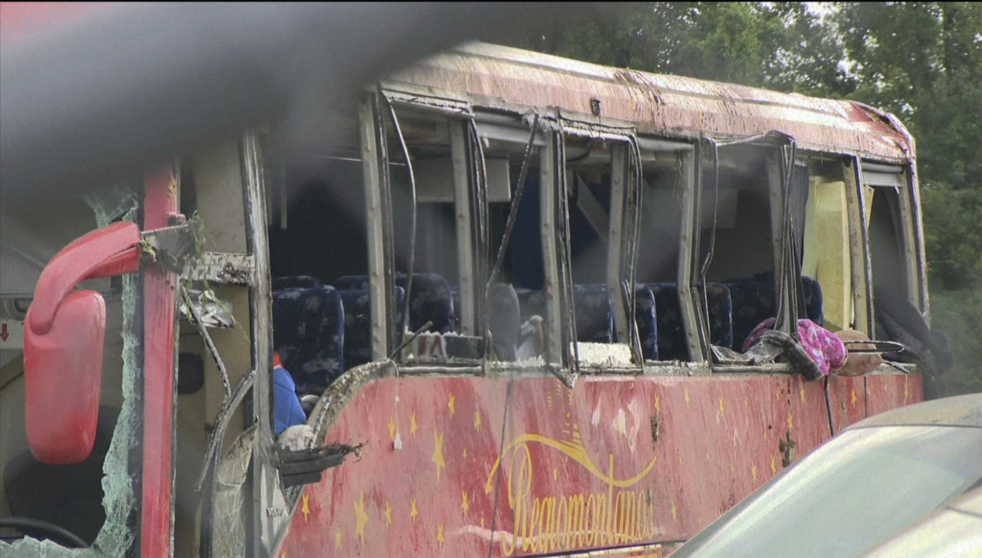 Autobús se volcó en el condado de Warren, Mississippi