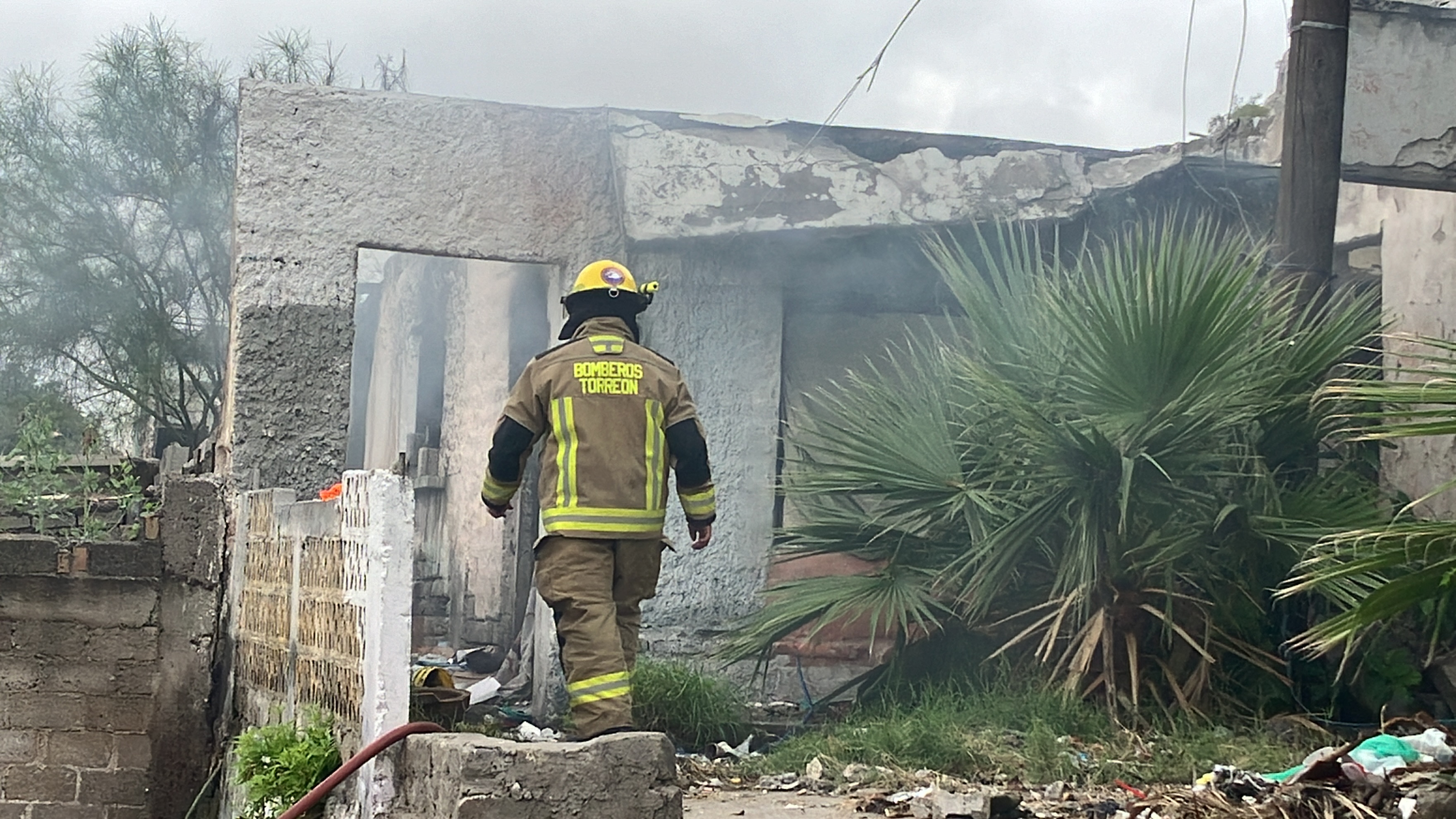 Incendio en Torreón.