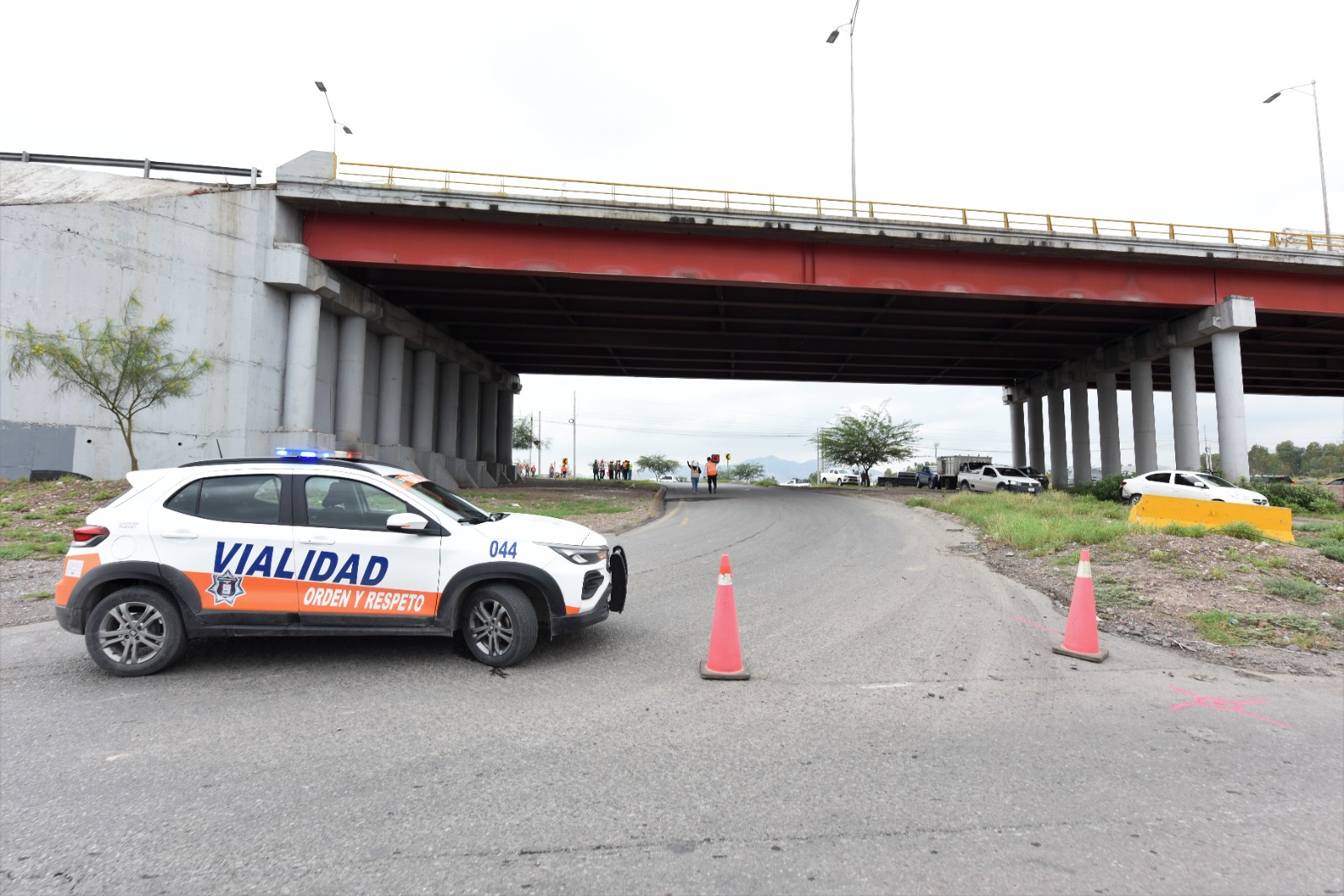 Cierran parte baja y retornos del puente Solidaridad por obras de Agua Saludable