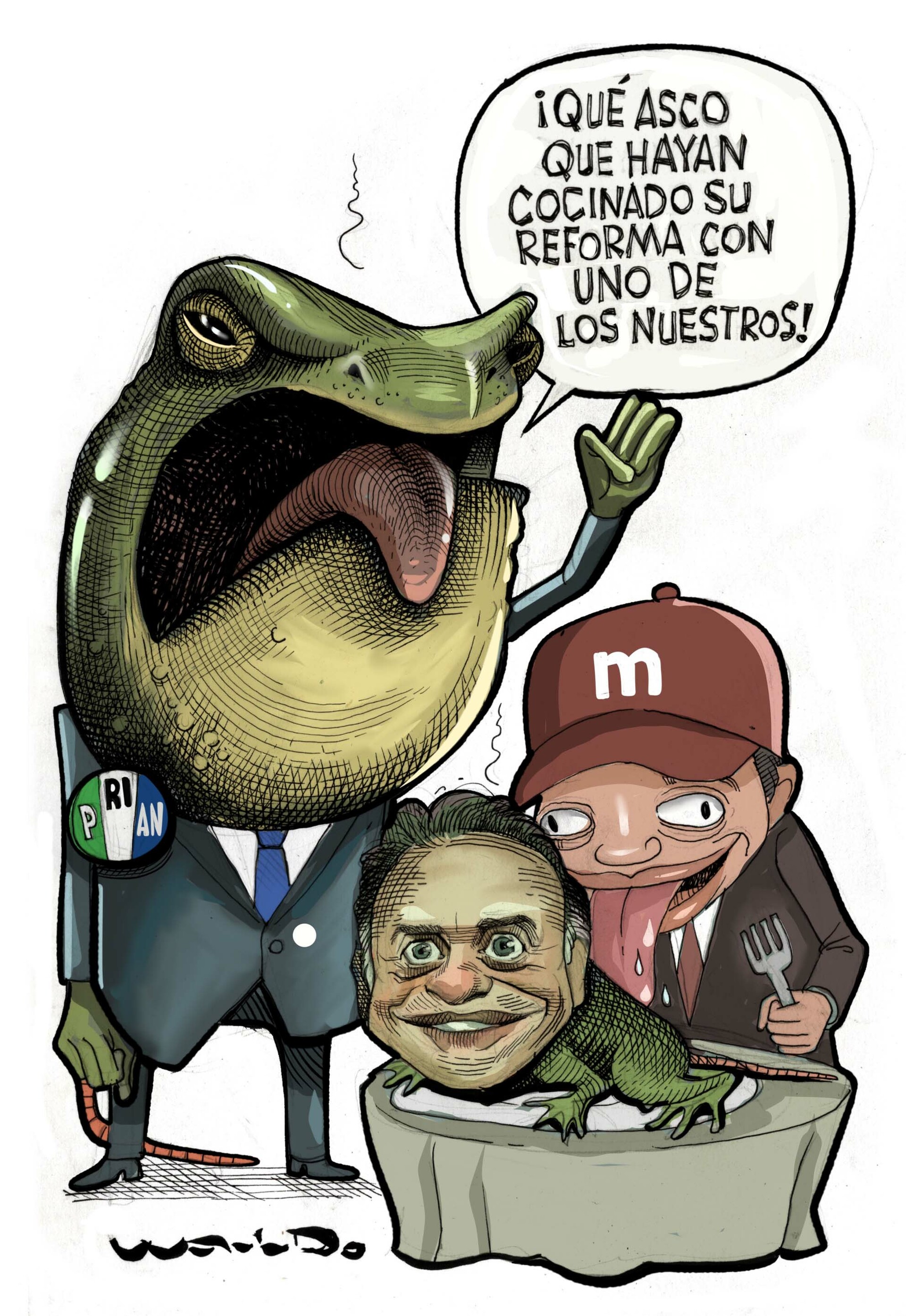 Cartón de Waldo