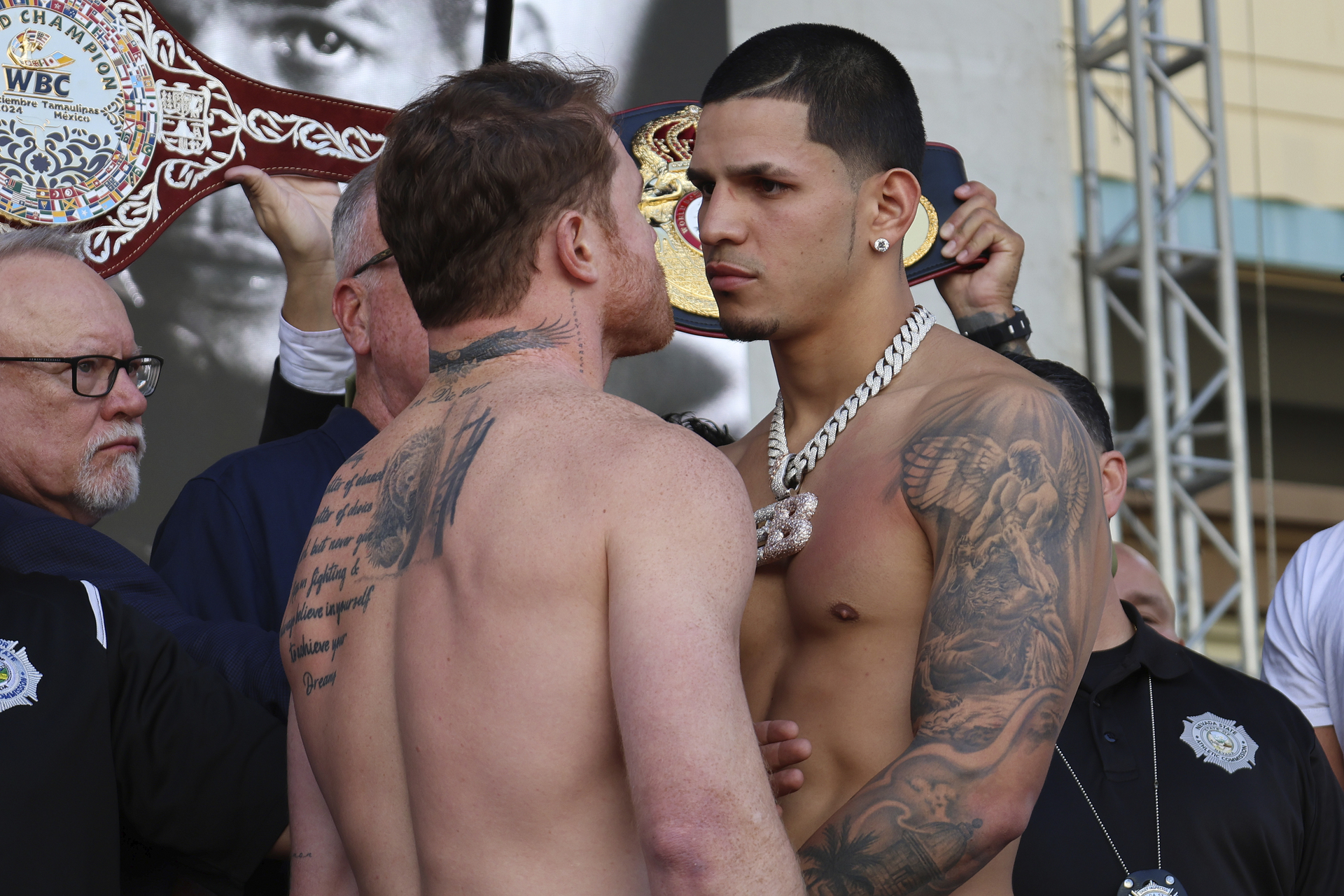 ¡Canelo Álvarez y Berlanga en peso y listos para la guerra!