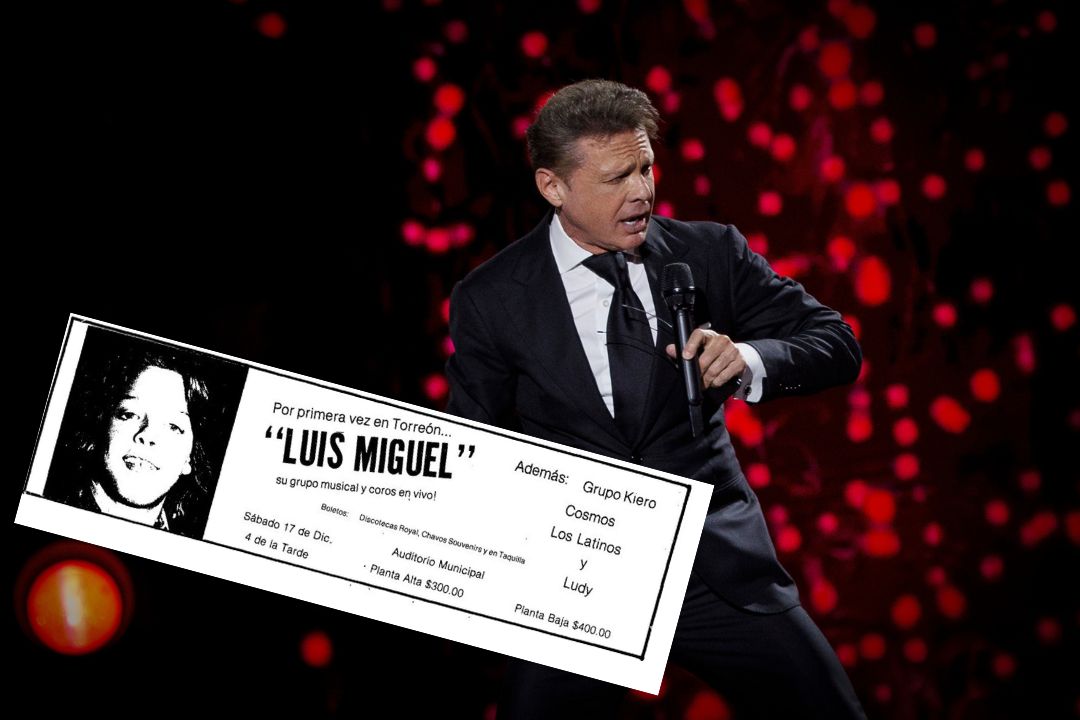 Así fue la primera vez que Luis Miguel se presentó en Torreón