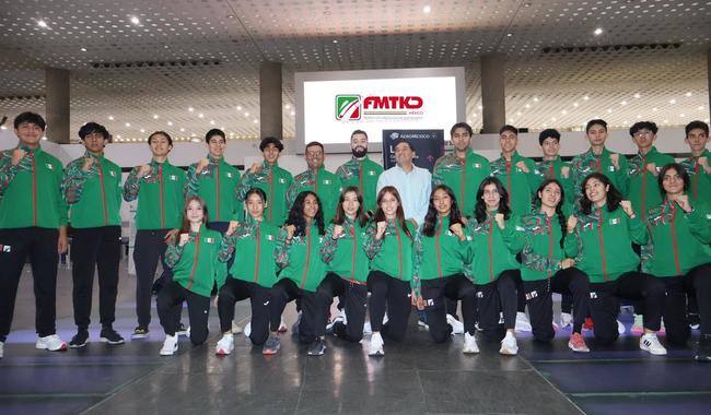 Selección Nacional Juvenil de Taekwondo viaja a Corea del Sur para Campeonato Mundial