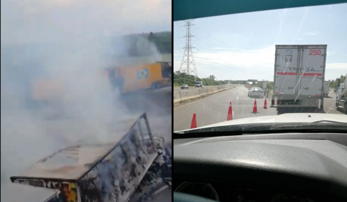 Maxipista Culiacán-Mazatlán vuelve a ser bloqueada por civiles armados