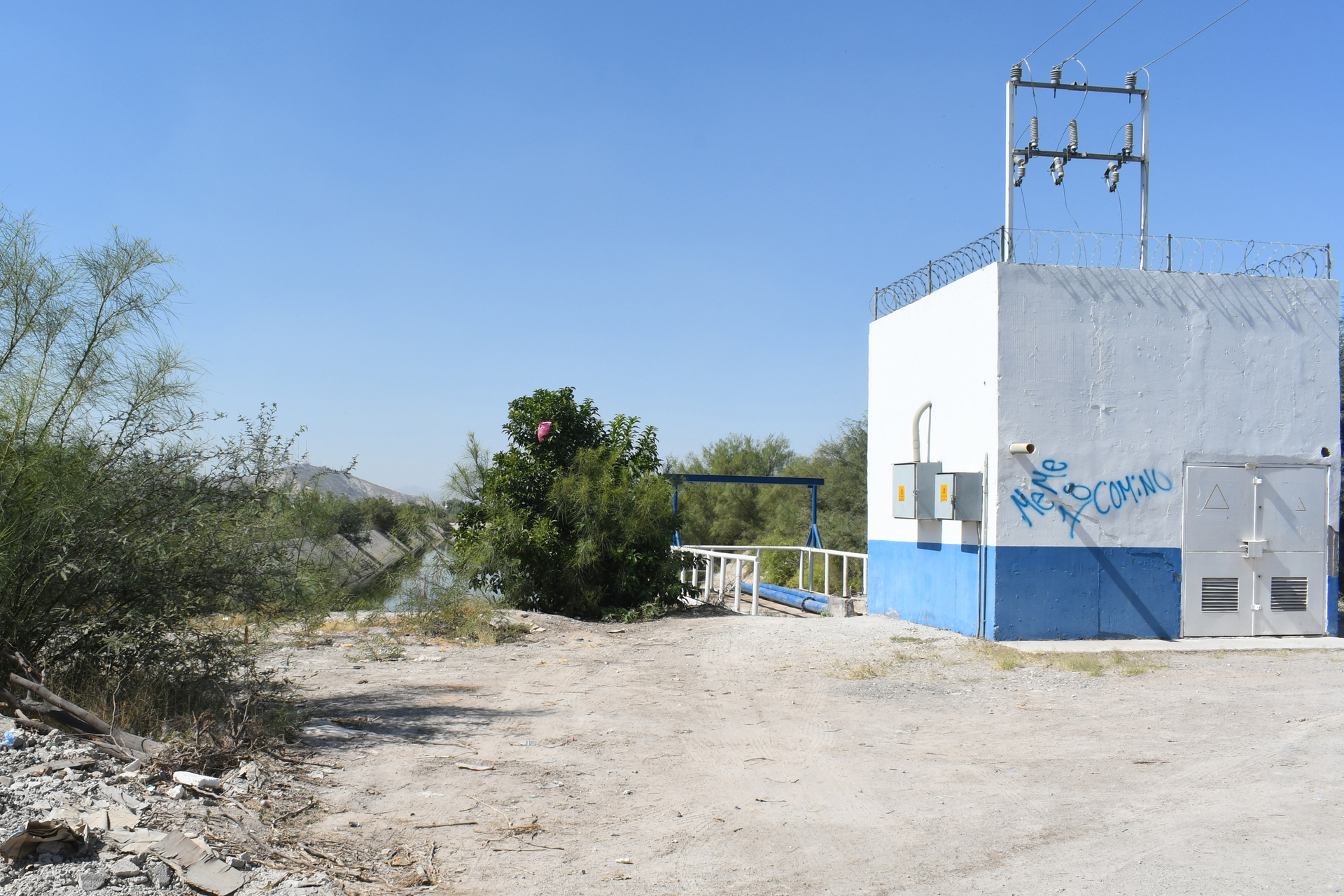 La laguna de regulación de la colonia Santiago Ramírez. (EL SIGLO DE TORREÓN)