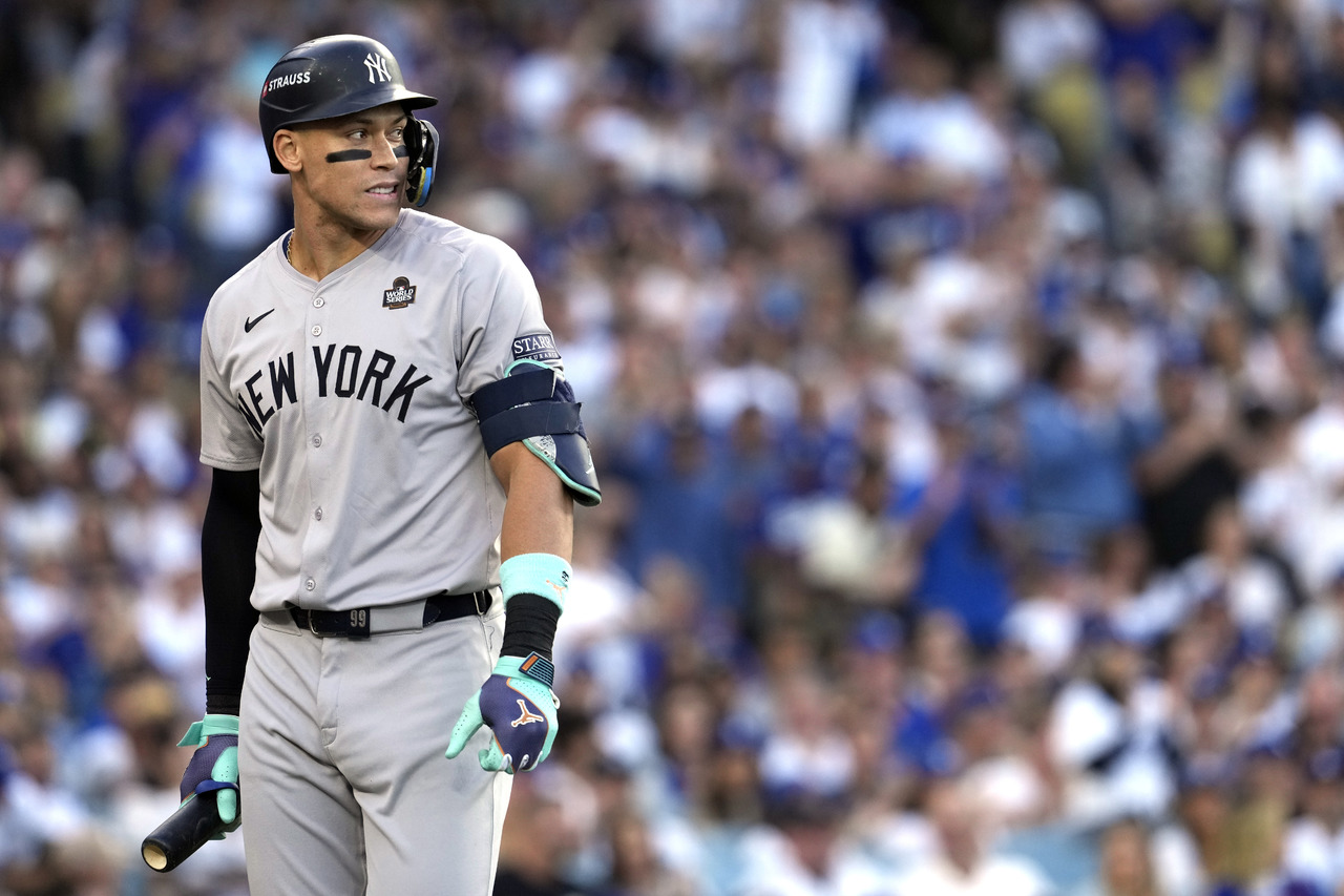 Aaron Judge, llamado a ser el MVP de la Liga Americana, ha tenido un arranque de Serie Mundial muy por debajo del nivel esperado.