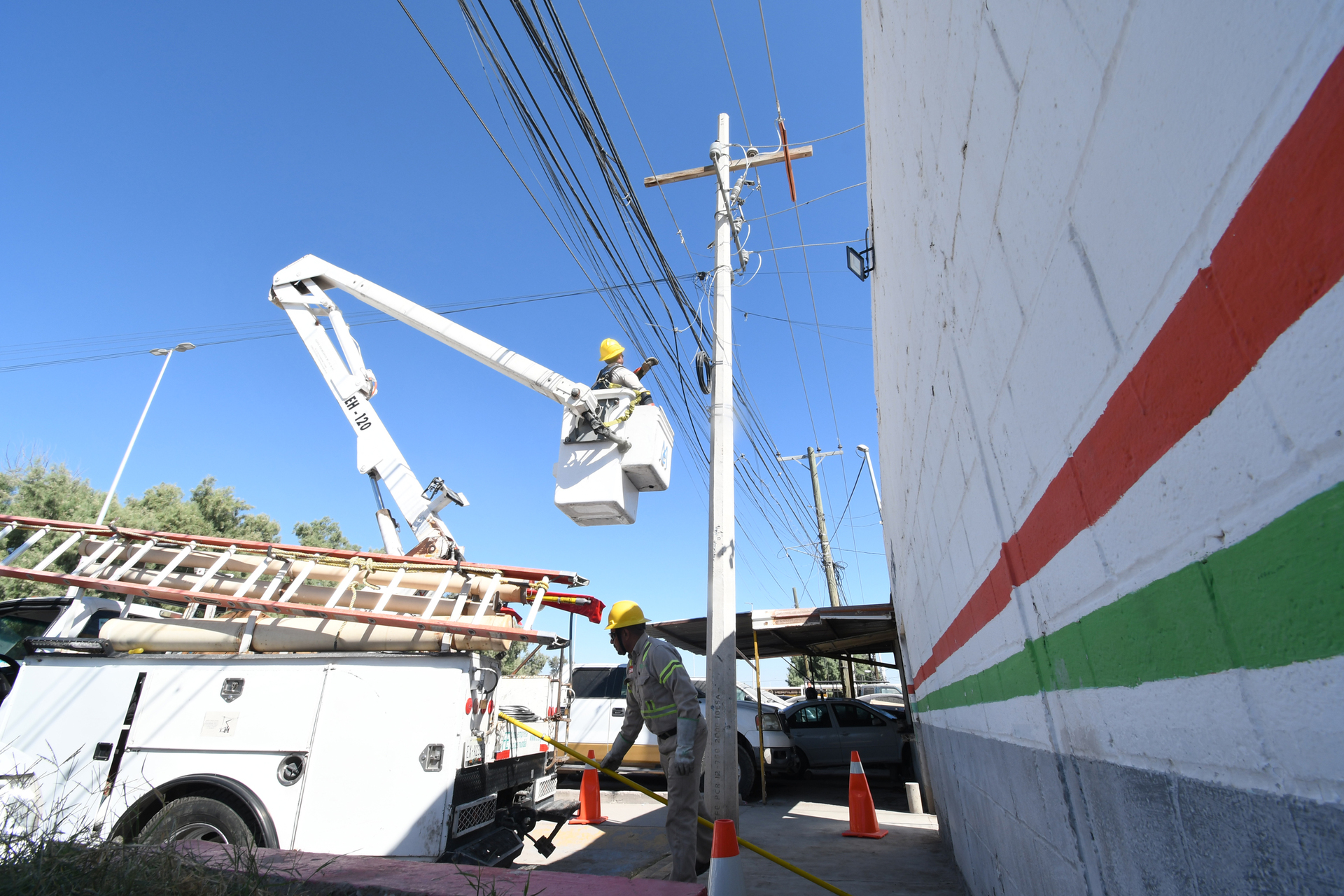 Corte de luz de CFE a Simas Rural el pasado 23 de octubre.