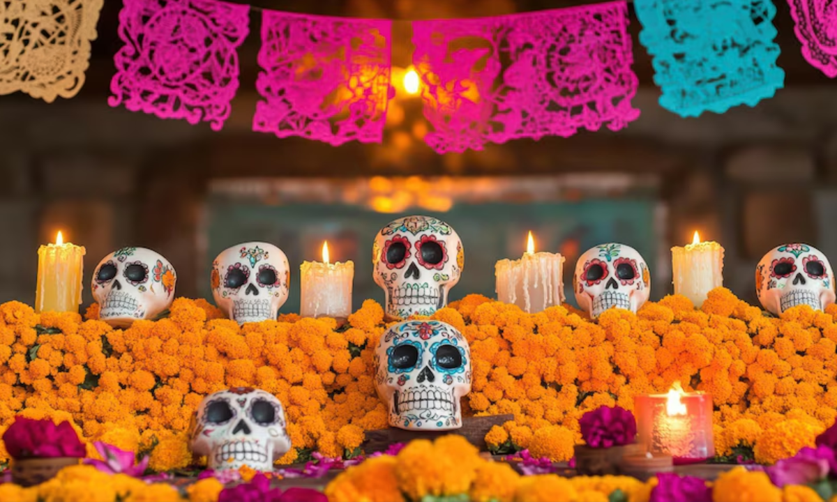 Elementos esenciales en el altar de día de muertos