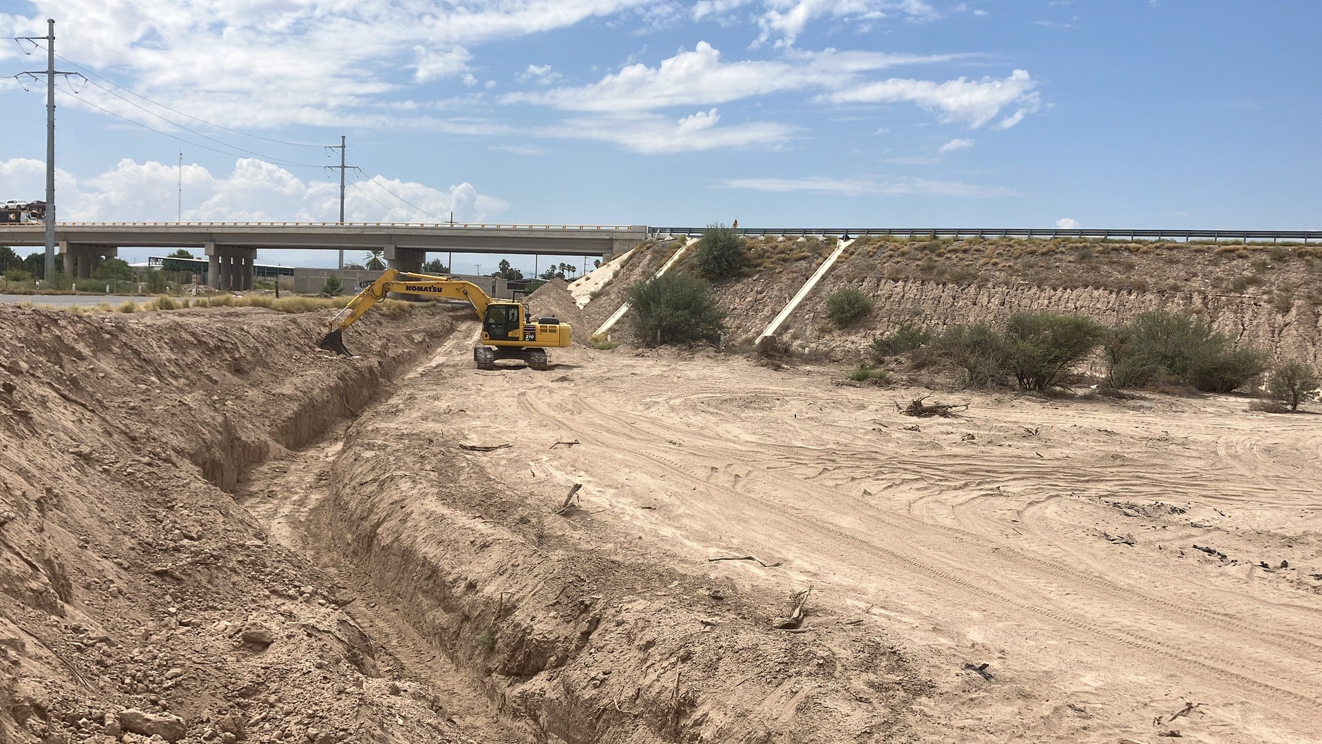 Trazan posibles puntos por donde pasarán líneas de Agua Saludable al municipio de Matamoros