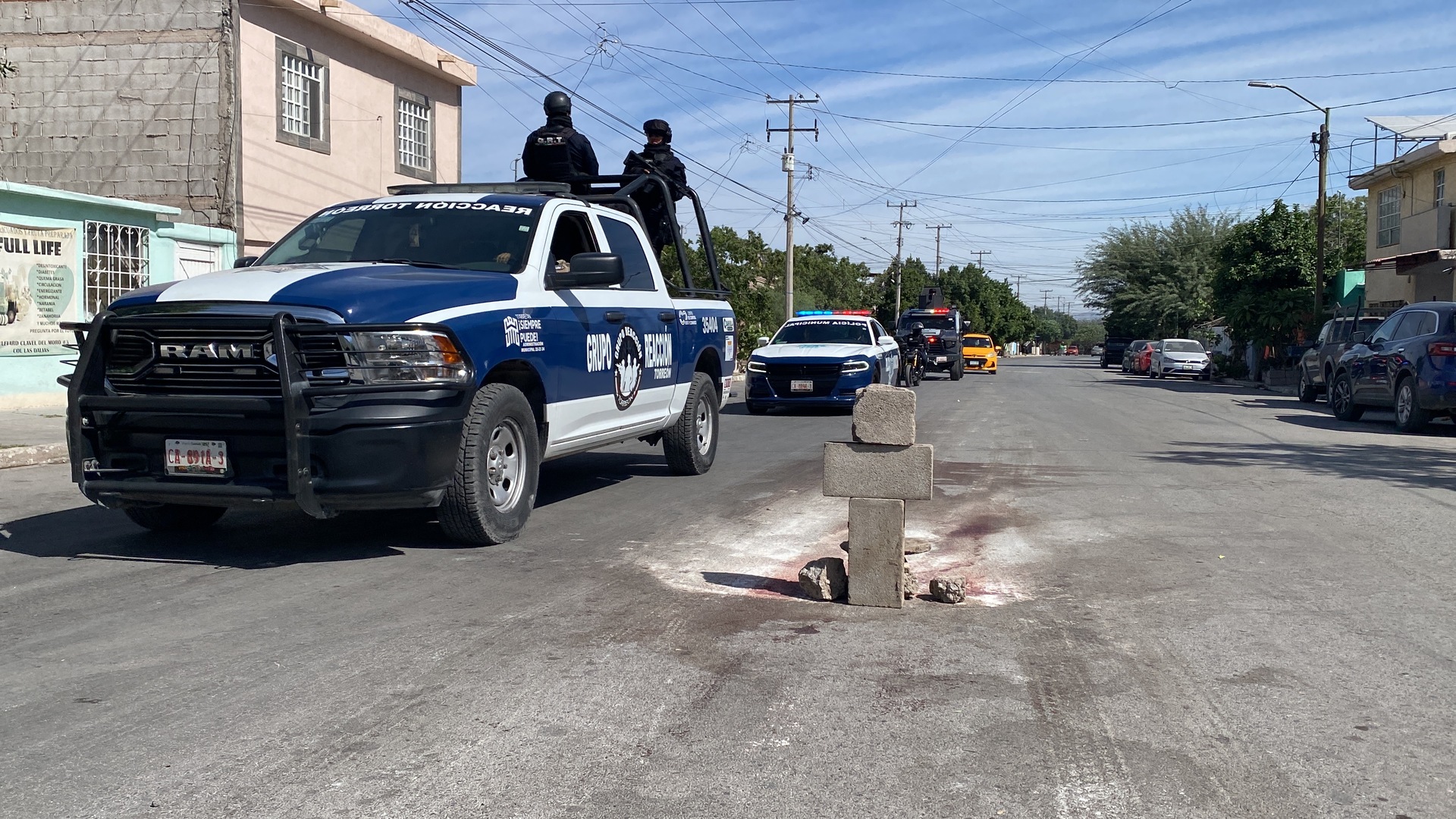 El pasado domingo, la violencia se apoderó de las calles de la colonia La Dalia de Torreón dejando un saldo de dos personas muertas. (EL SIGLO DE TORREÓN)