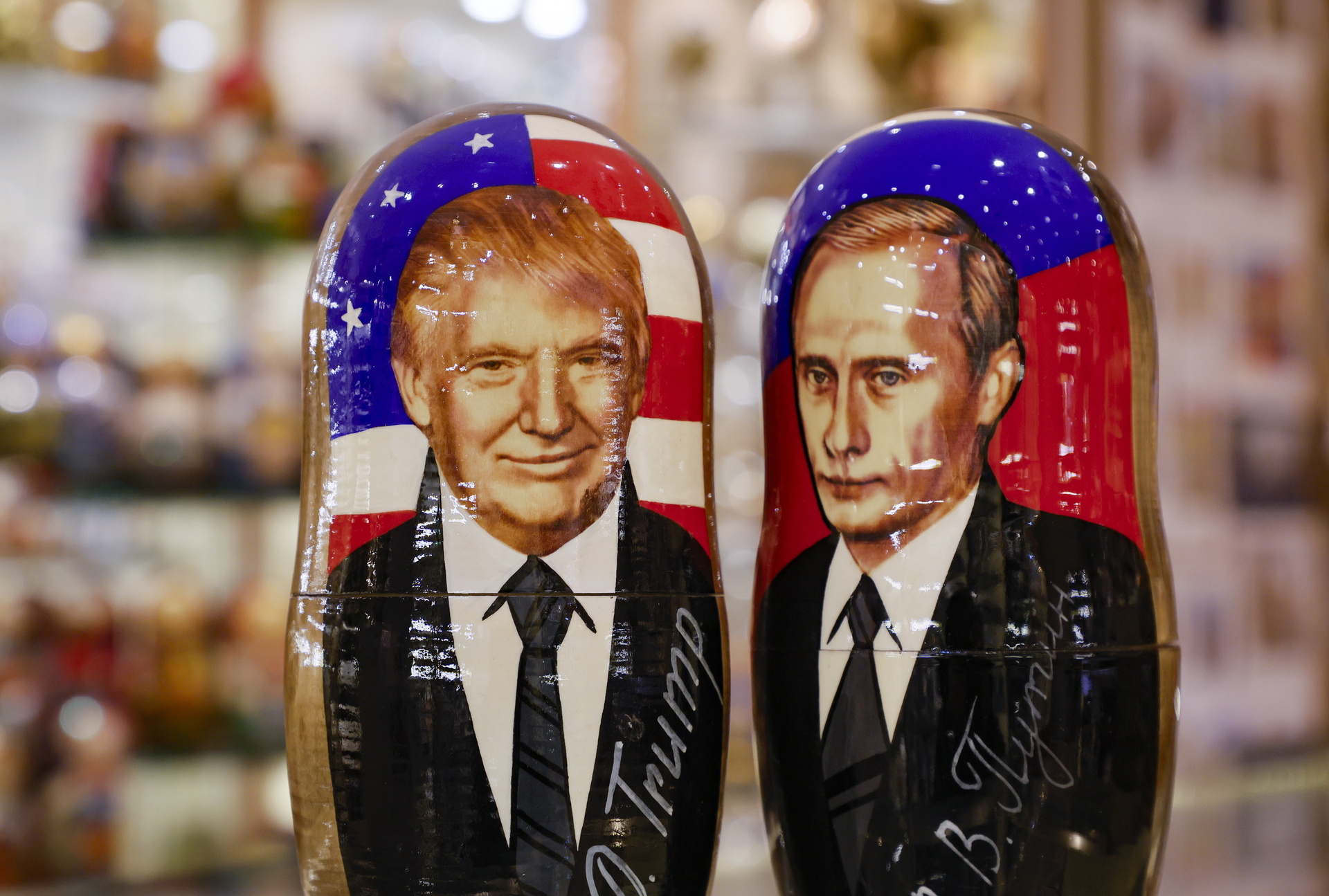 Donald Trump y Vladimir Putin. (ARCHIVO)