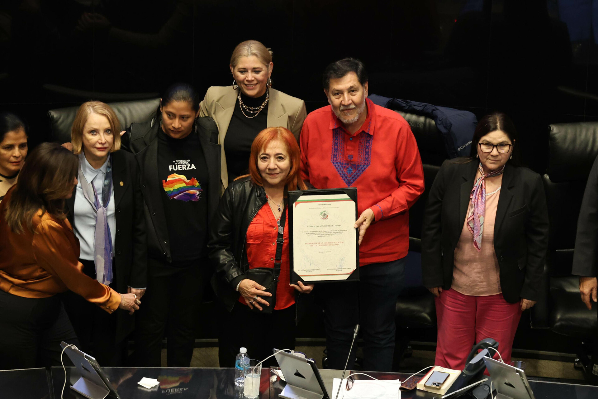 Rosario Piedra Ibarra, titular de de la Comisión Nacional de Derechos Humanos (CNDH). (ARCHIVO)