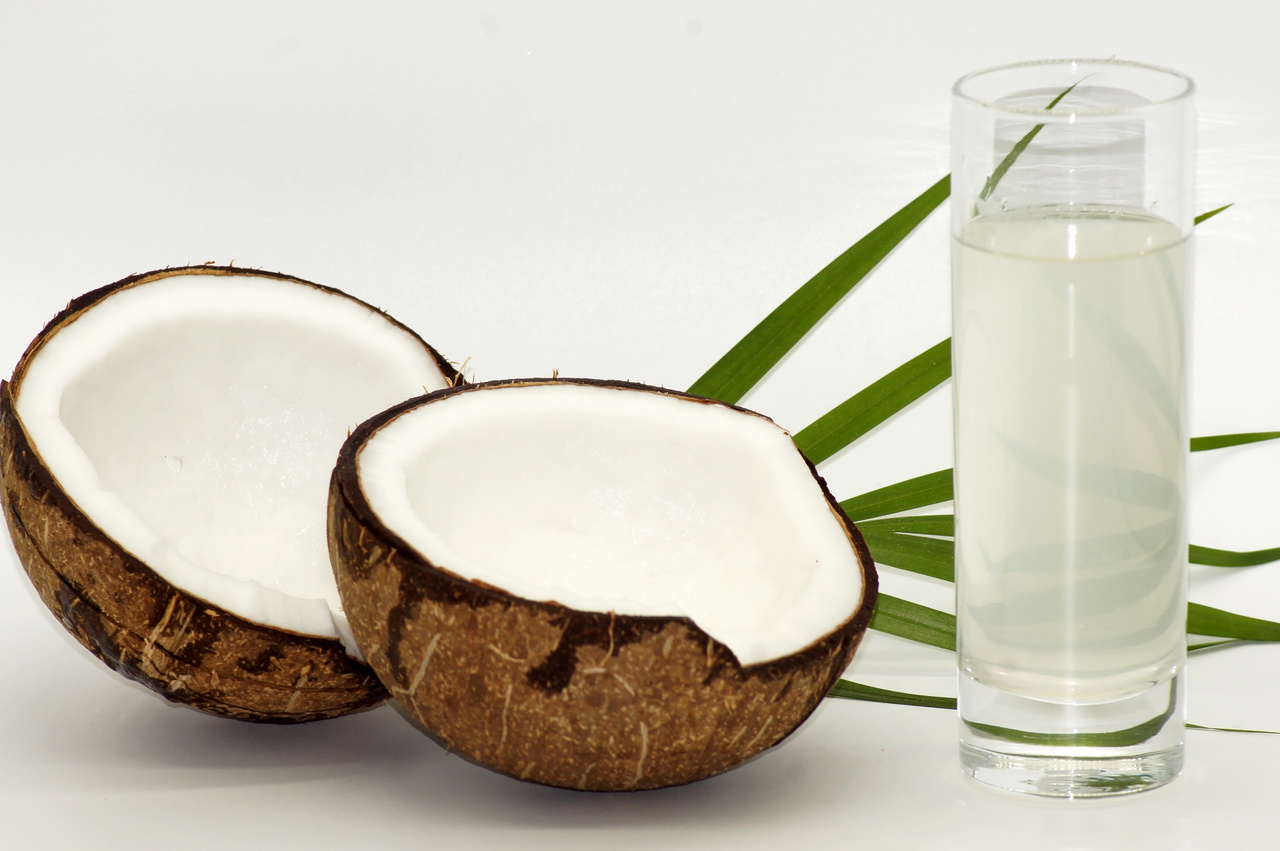 Agua de coco.