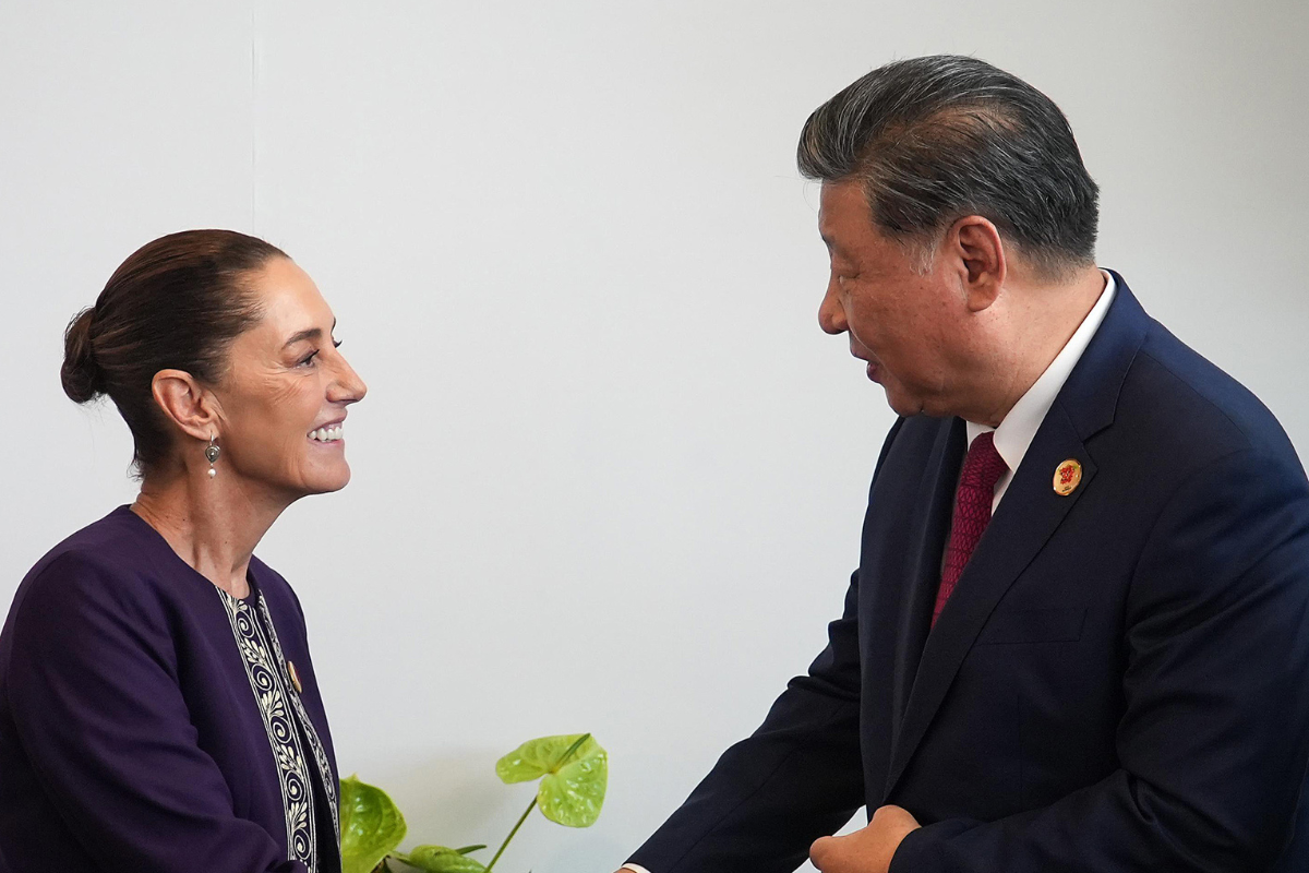 Claudia Sheinbaum se reúne con Xi Jinping en el G20; agradece su apoyo a Acapulco