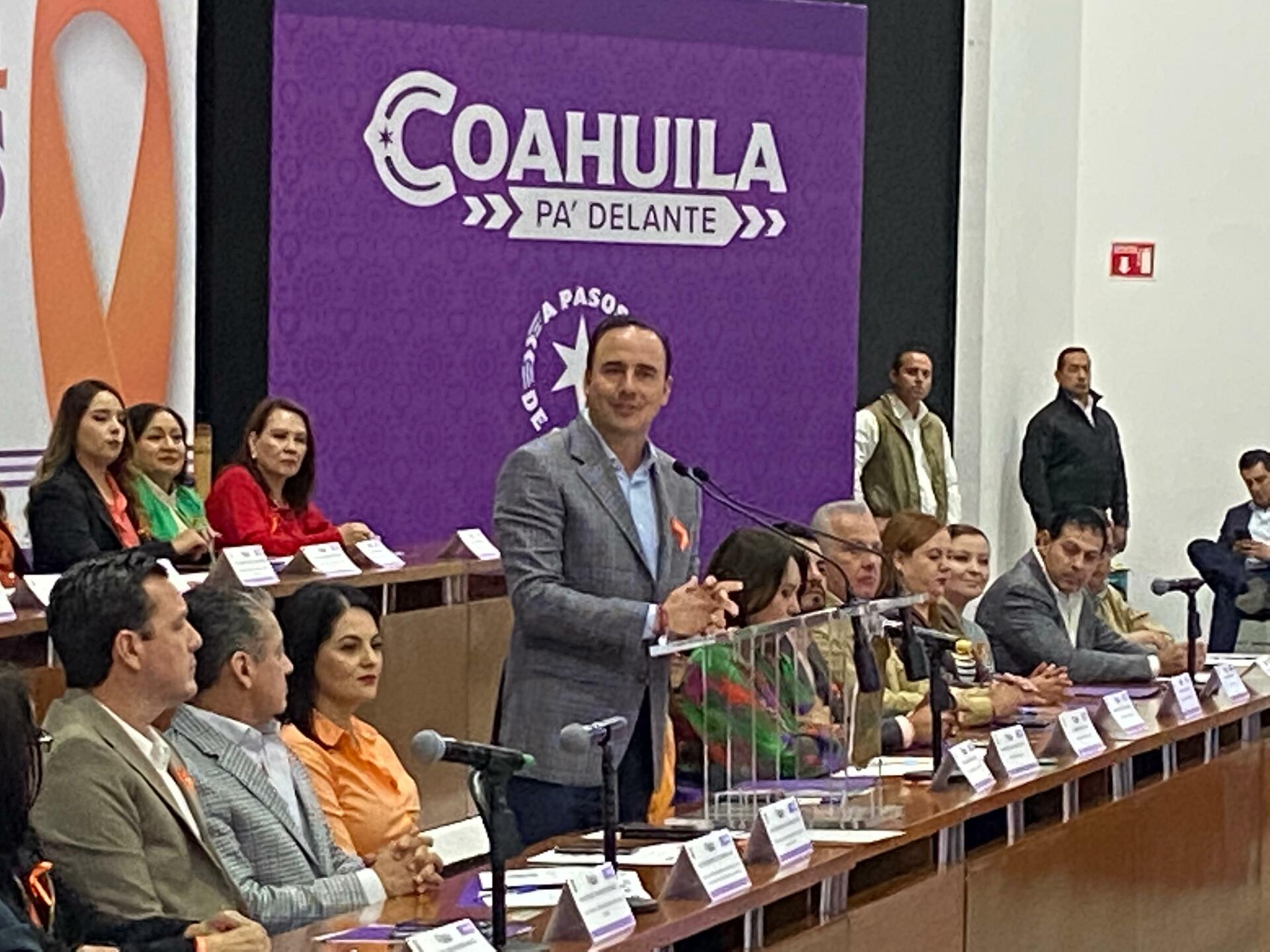 En Coahuila, quien agrede a una mujer se enfrenta a todo el gobierno: Manolo Jiménez