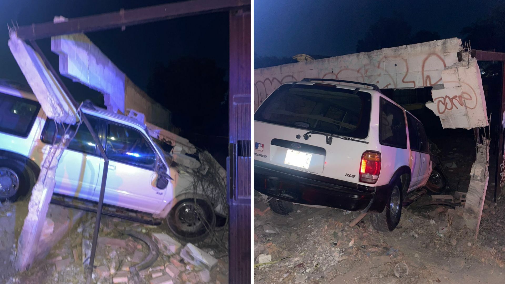 Camioneta de la marca Ford, línea Explorer, modelo 1999, color blanco. (EL SIGLO DE TORREÓN)