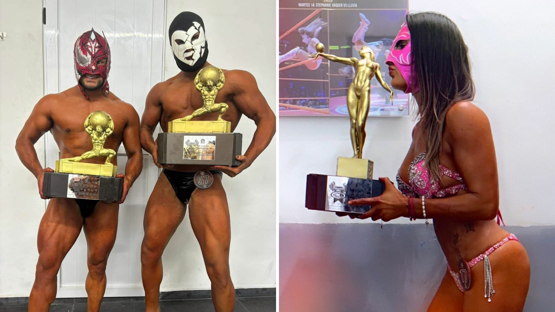 Tradicional concurso de físico culturismo denominado “Míster y Miss CMLL”. (CORTESÍA)