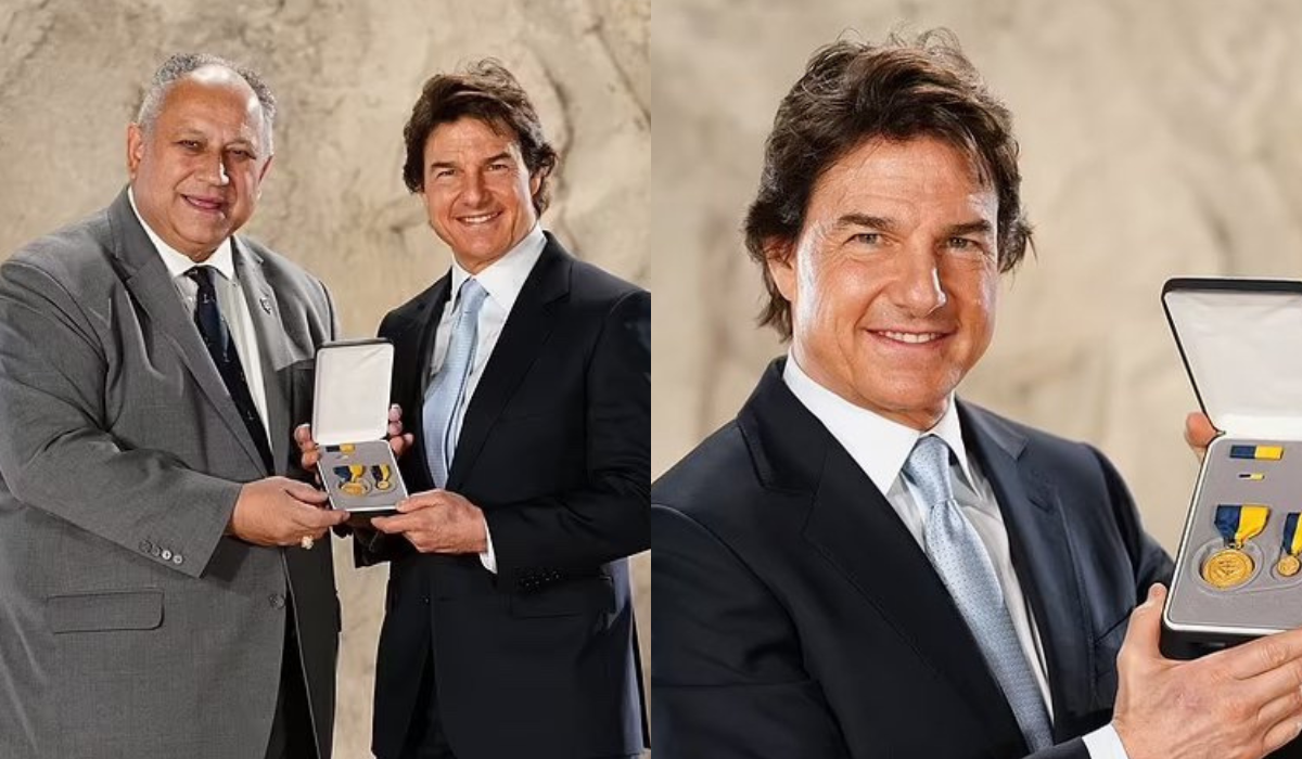 Tom Cruise recibe el máximo honor de la Marina de EE.UU