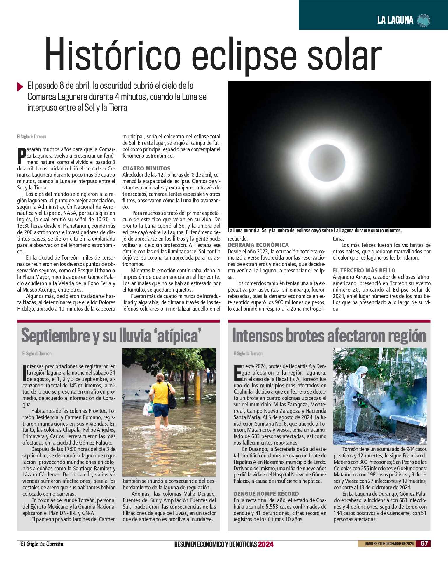 Histórico eclipse solar