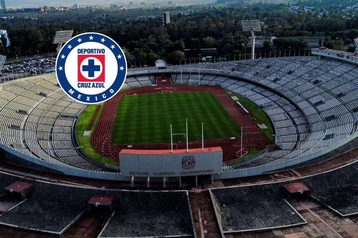 Cruz Azul cambia de sede y jugará en el Estadio Olímpico Universitario