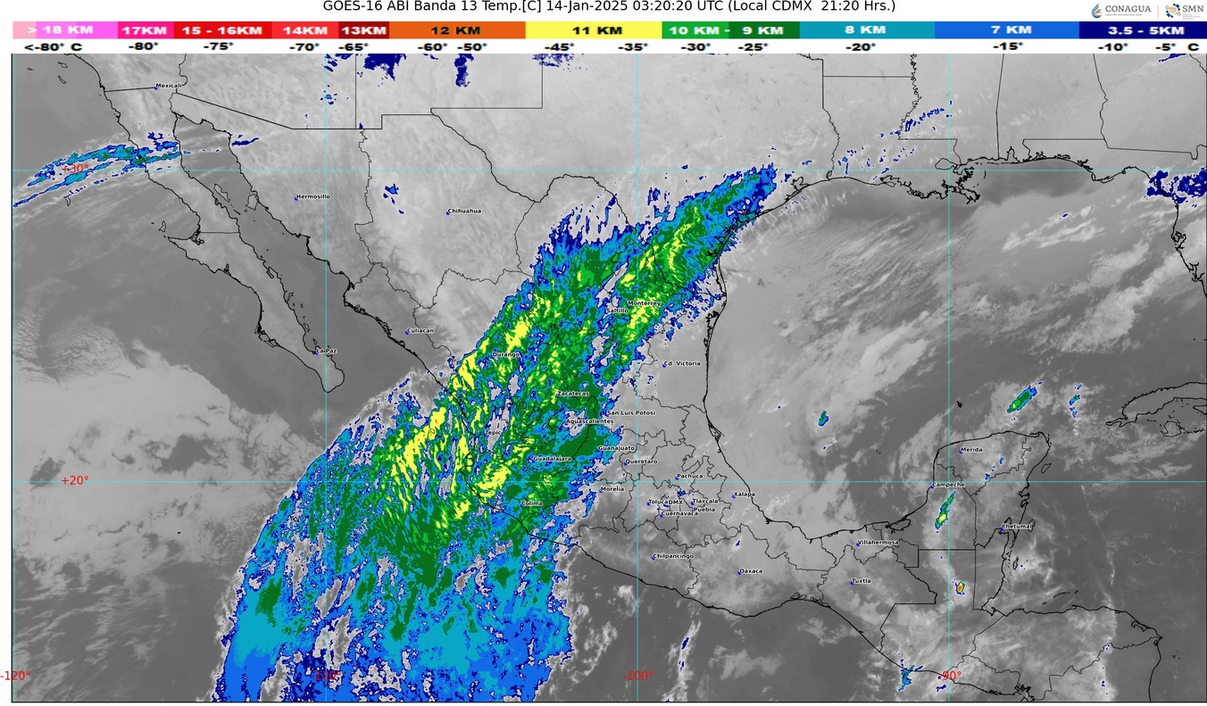 FOTO: Servicio Meteorológico Nacional (SMN)