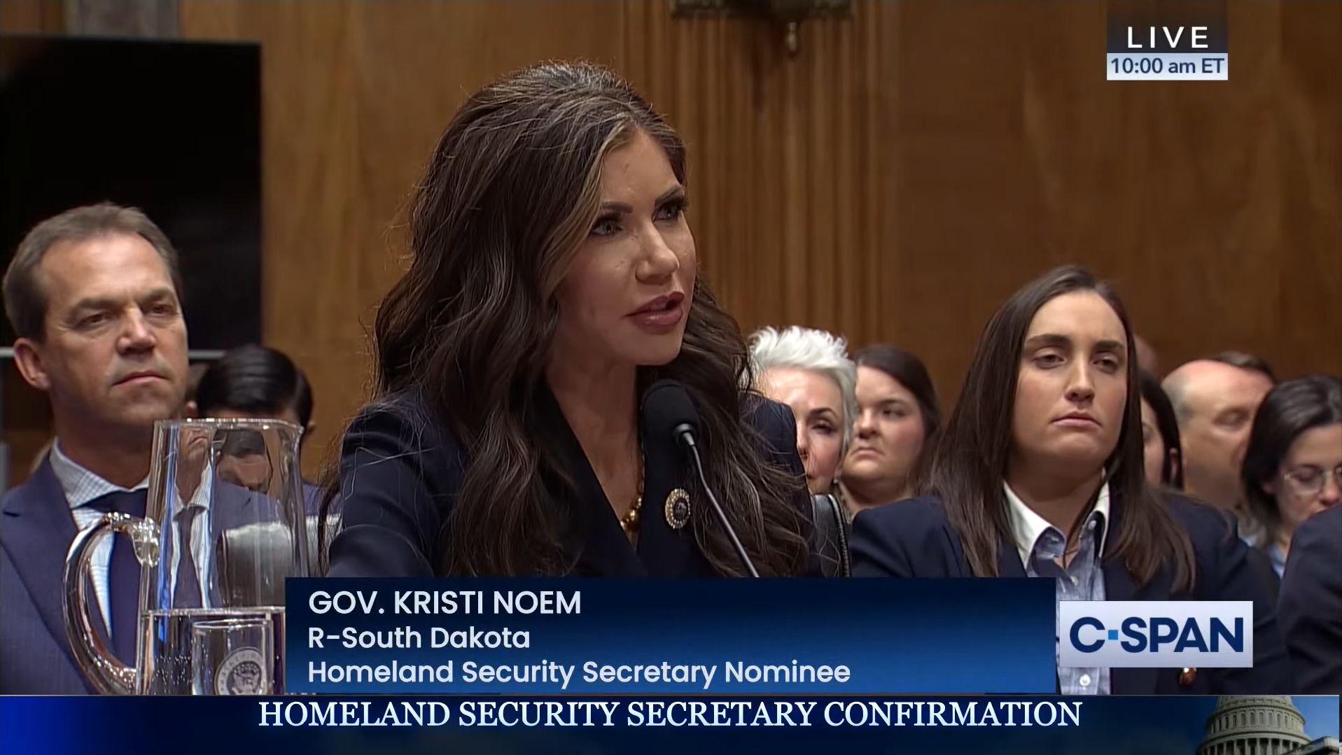 Kristi Noem, la nominada a secretaria de Seguridad Nacional por el presidente electo Donald Trump. (ESPECIAL)