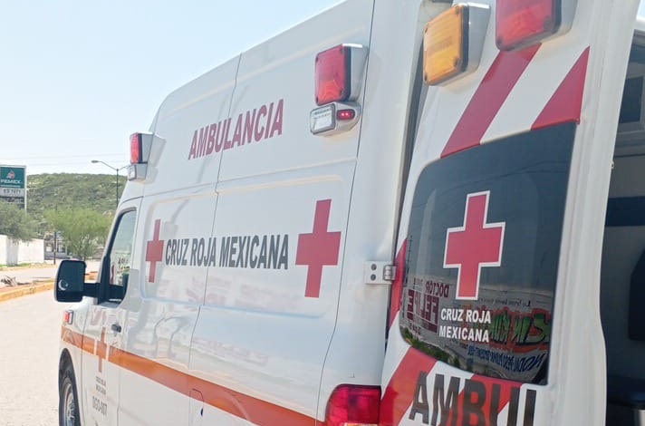 Ambulancia de Cruz Roja.