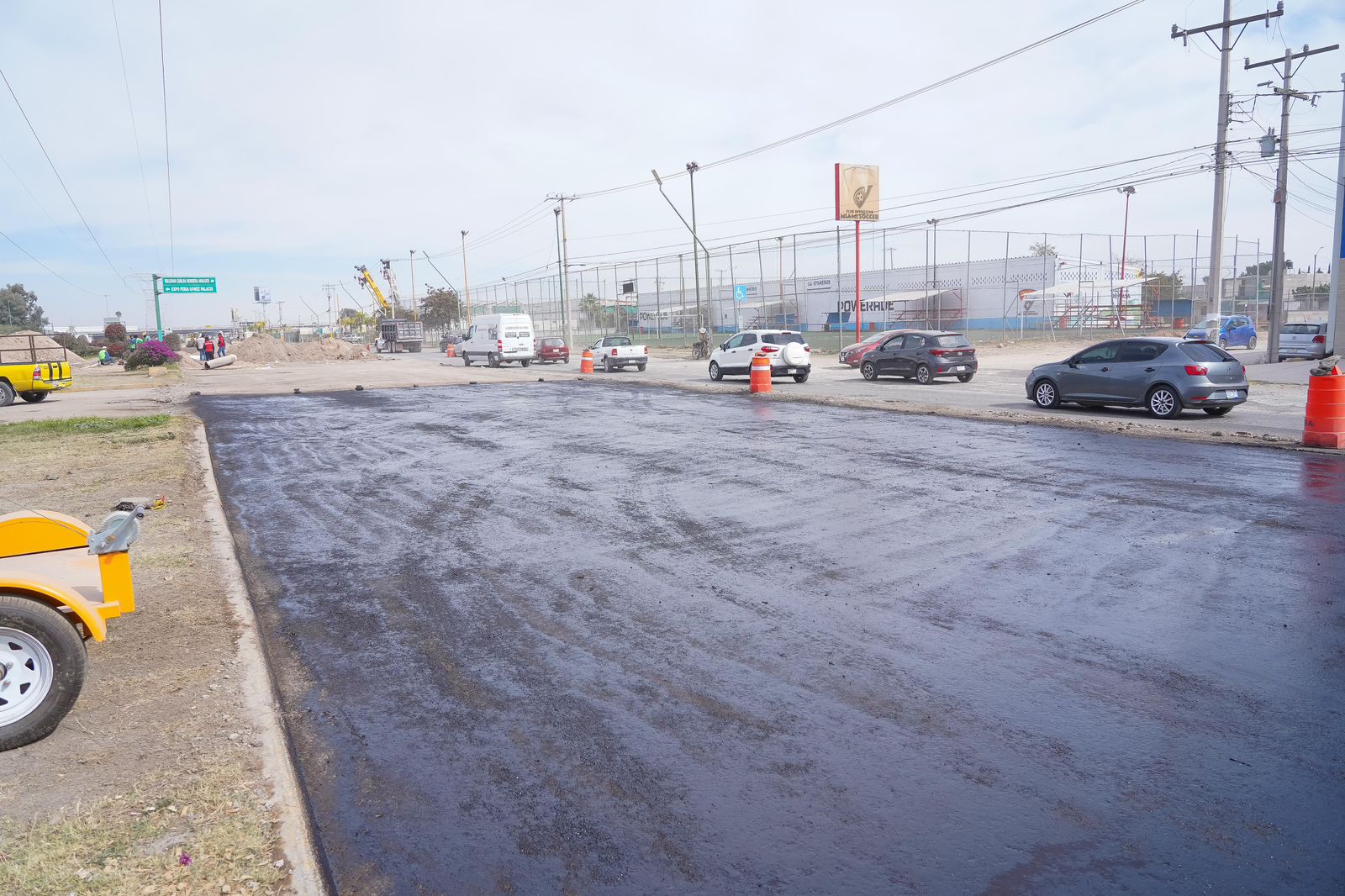 Reportan avances en bulevar Rebollo Acosta, van más de 12 mil metros cuadrados trabajados