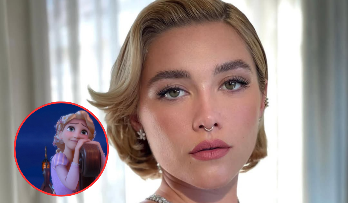 ¿Florence Pugh para el live action de Enredados? Así se vería como Rapunzel según la IA