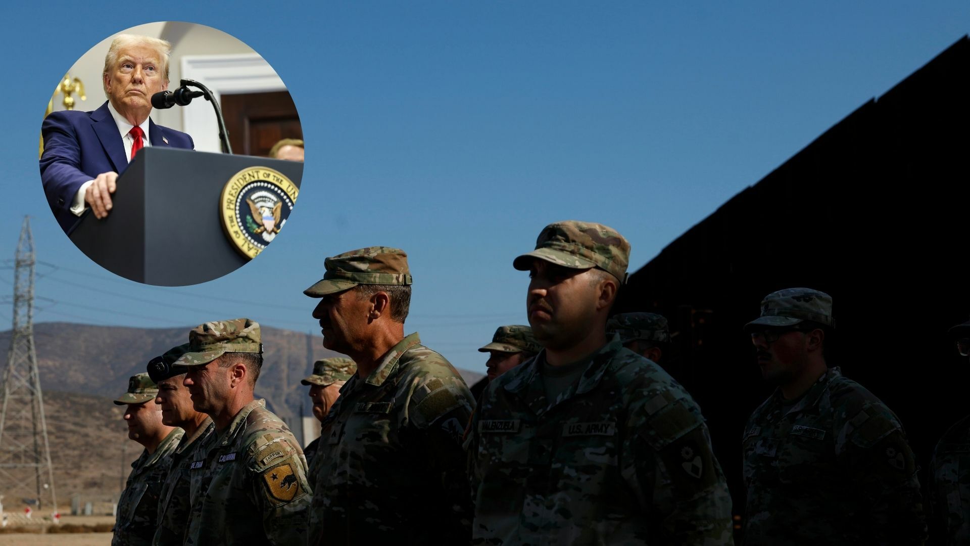 Pentágono planea desplegar hasta mil 500 militares en frontera sur de Estados Unidos con México