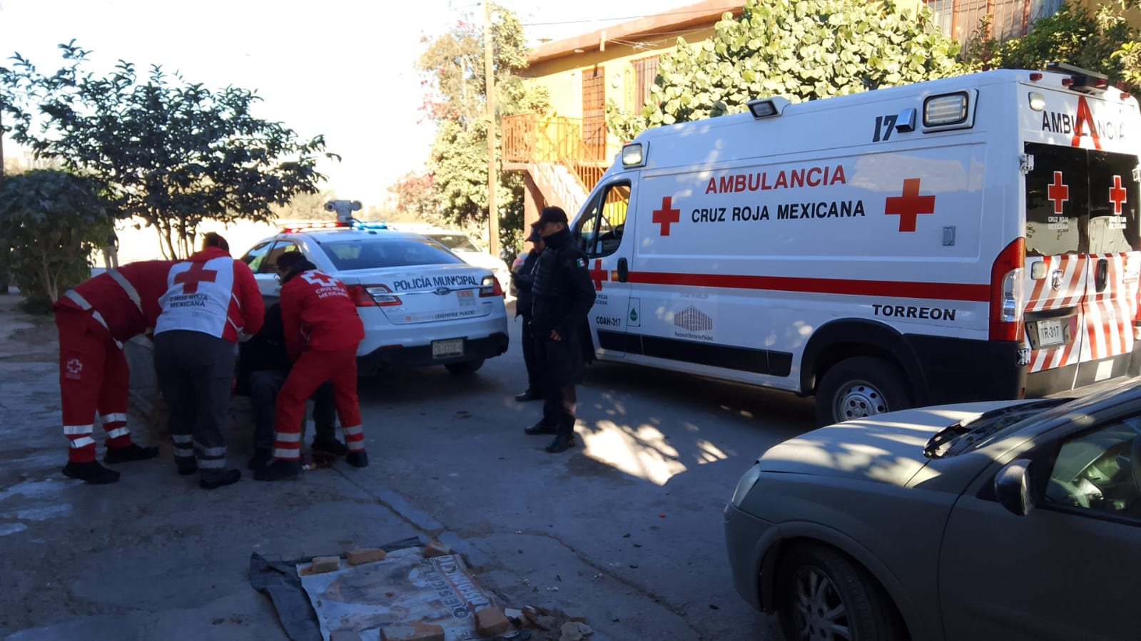 Joven es herido con arma blanca tras asalto en colonia Eugenio Aguirre Benavides