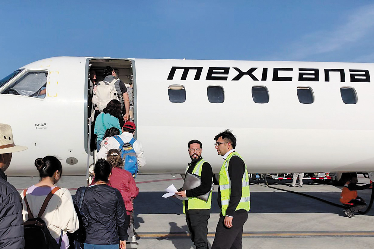 Mexicana de Aviación. (ARCHIVO)