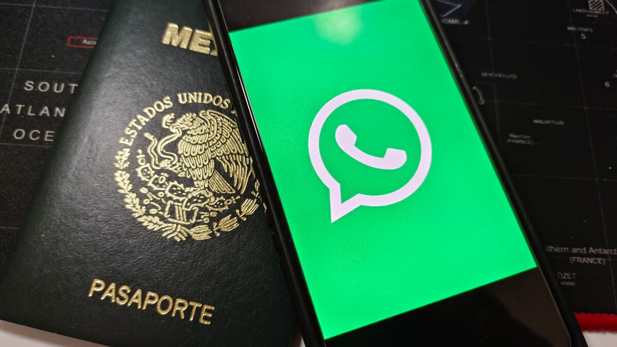 Tramitar pasaporte mexicano en WhatsApp. 