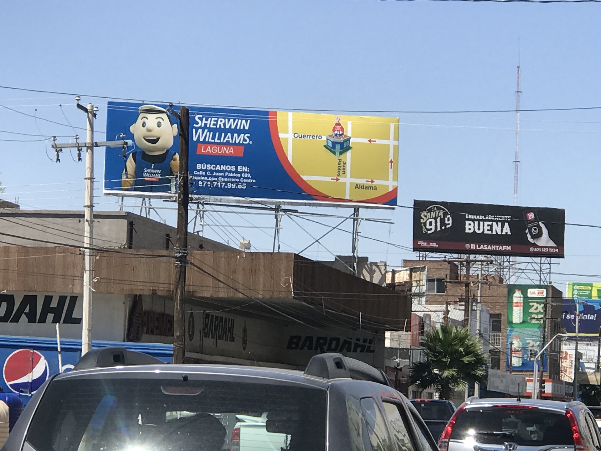 Espectaculares en Torreón. 