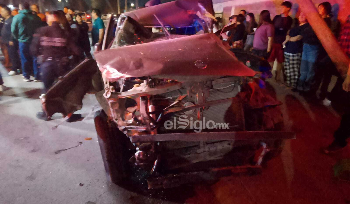 Dos menores y una mujer embarazada resultan heridos en accidente vial por conductor ebrio