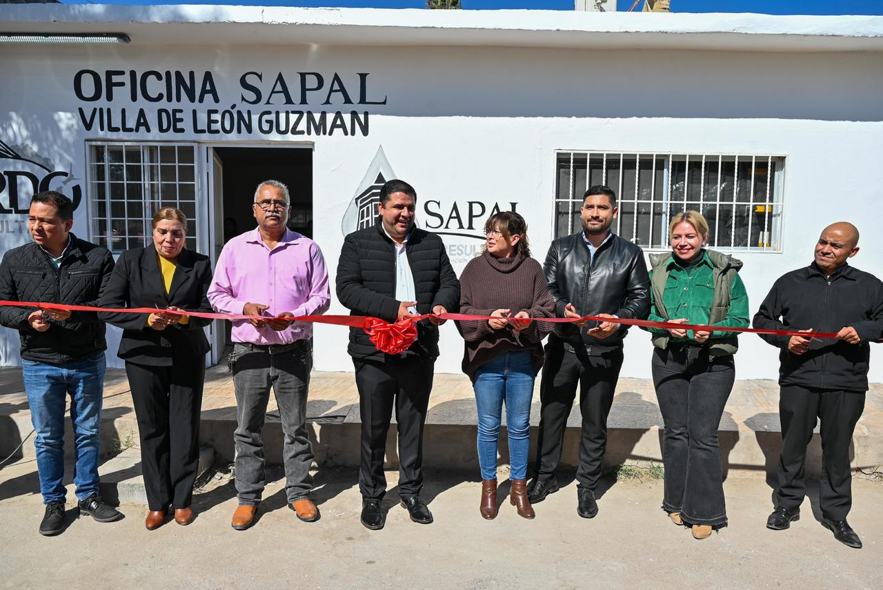 Inician operaciones nuevas oficinas de Sapal en Villa León Guzmán