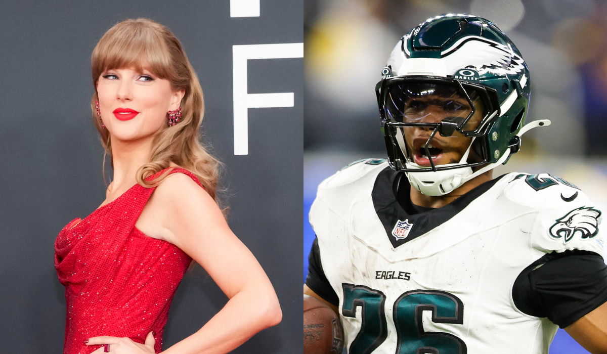 Saquon Barkley, jugador de Eagles, reprueba abucheos contra Taylor Swift en el Super Bowl