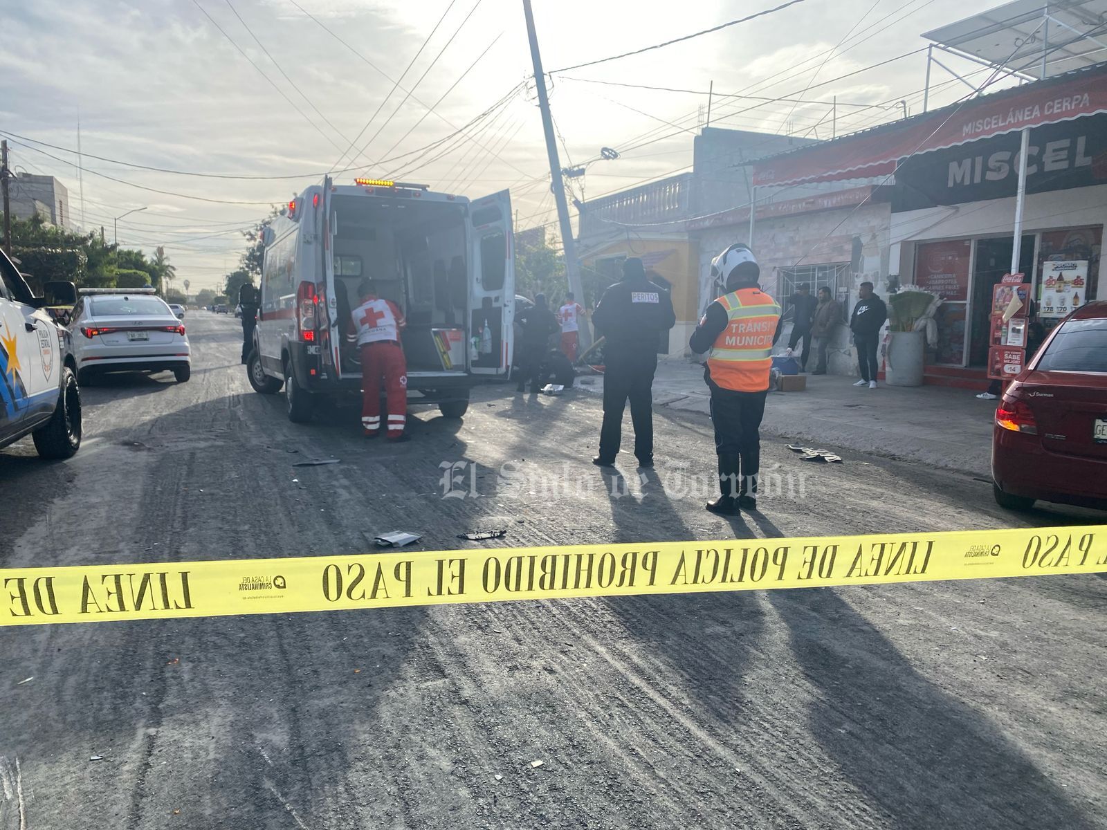 Muere joven pasajero en accidente de motocicleta conducida por menor de edad