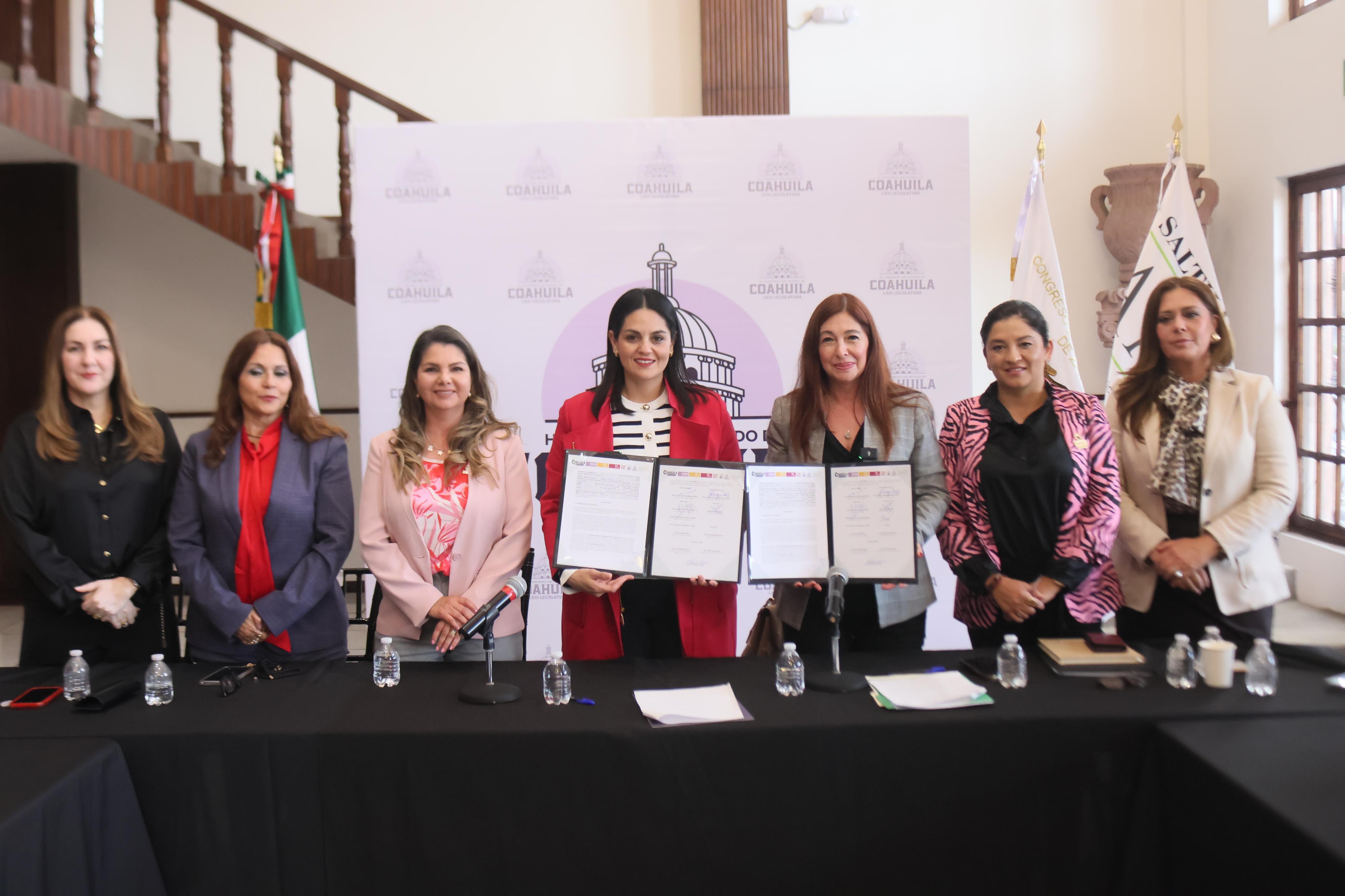 Congreso y AMMJE firman convenio por el impulso empresarial a mujeres