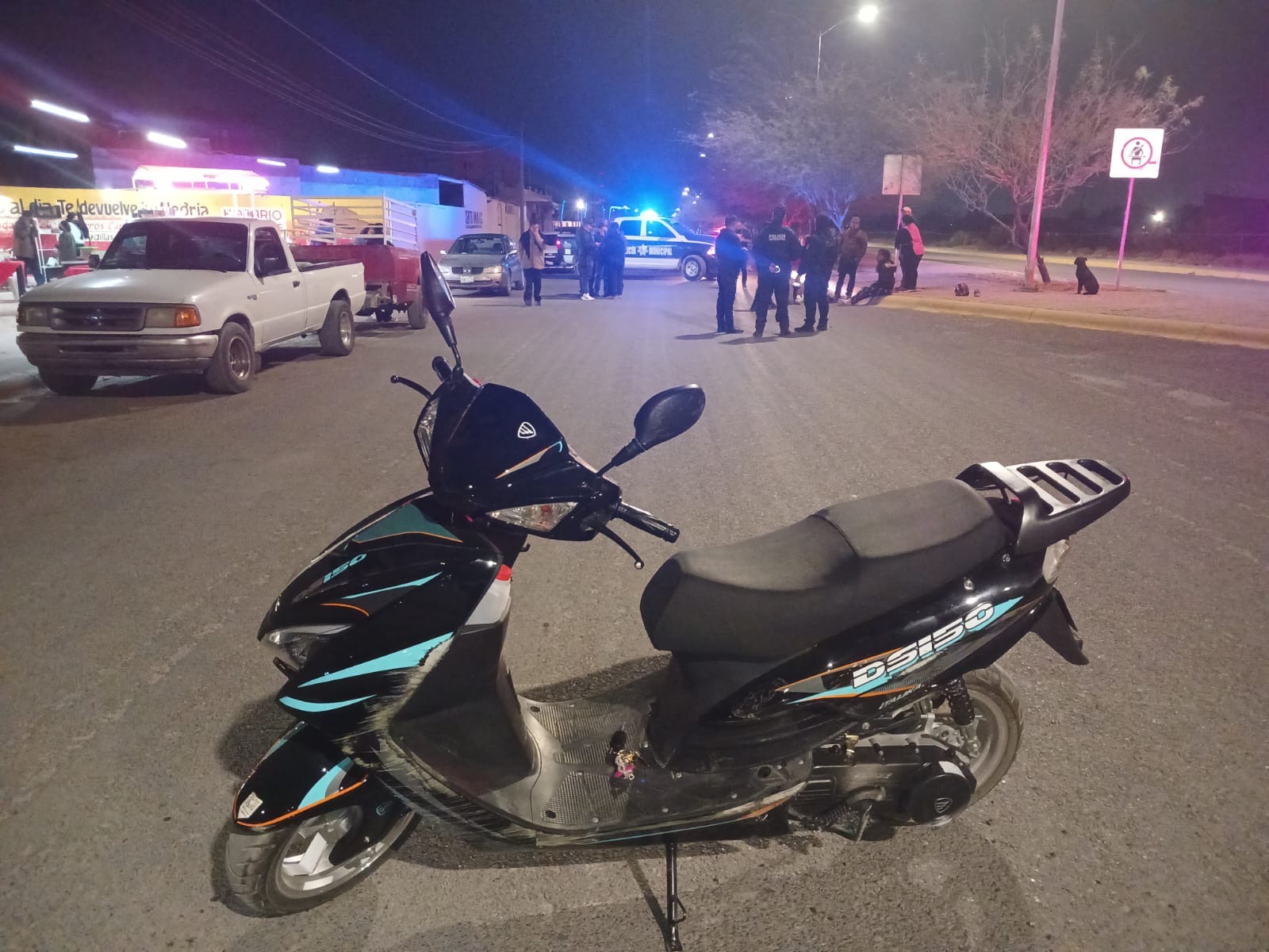 Joven de 18 año resulta lesionado tras accidente de moto en Lerdo